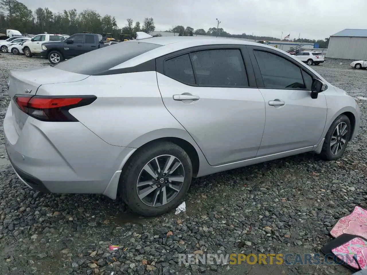 3 fotografías del automóvil dañado 3N1CN8EV4ML917942 NISSAN VERSA 2021