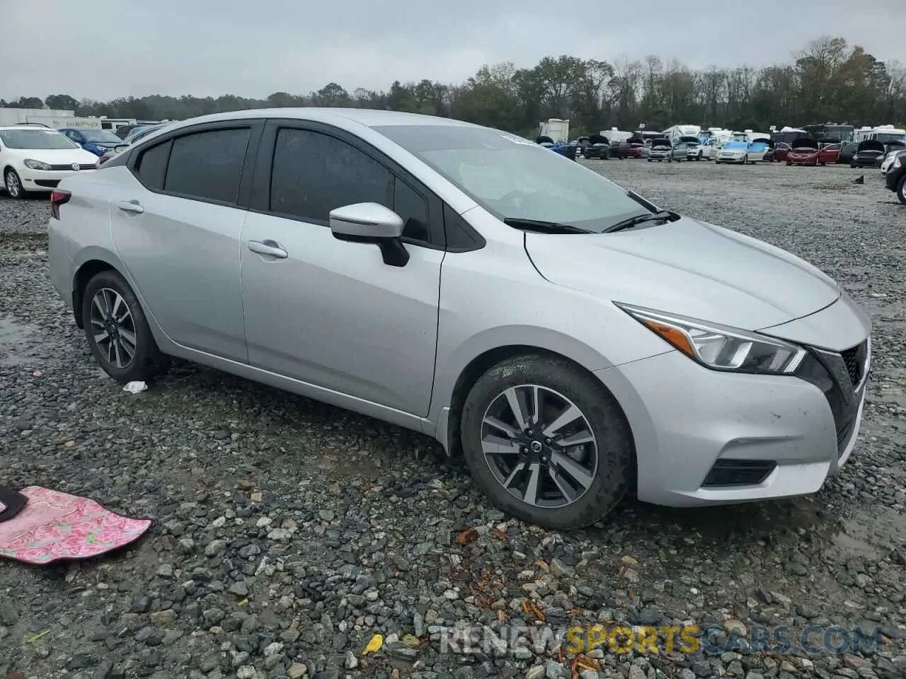 4 fotografías del automóvil dañado 3N1CN8EV4ML917942 NISSAN VERSA 2021