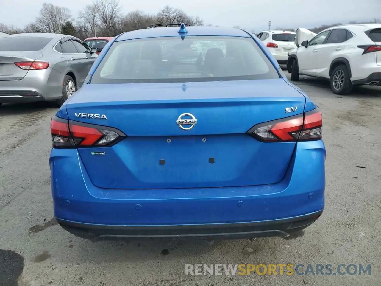 6 fotografías del automóvil dañado 3N1CN8EV5ML818157 NISSAN VERSA 2021
