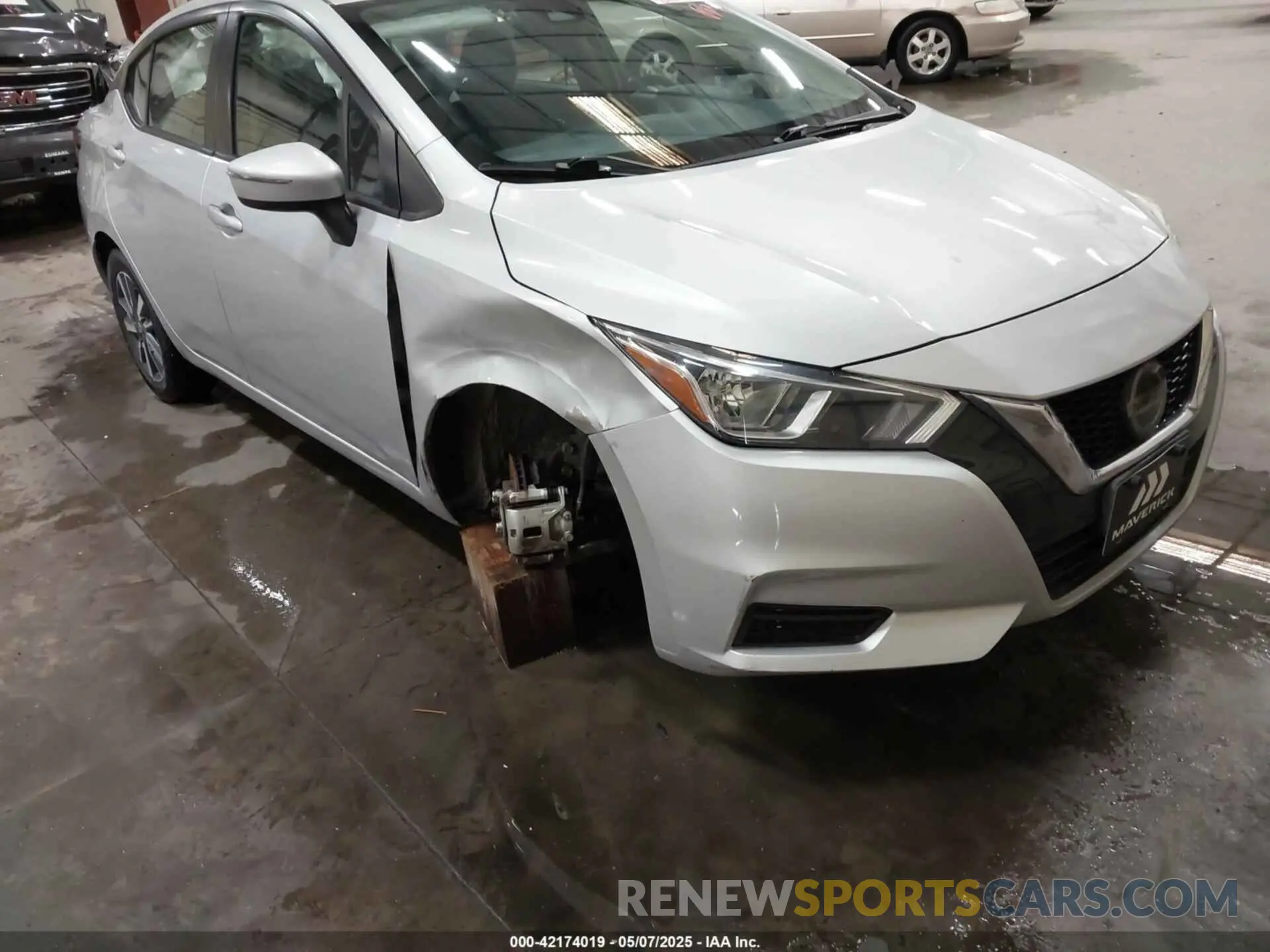 19 fotografías del automóvil dañado 3N1CN8EV5ML821740 NISSAN VERSA 2021
