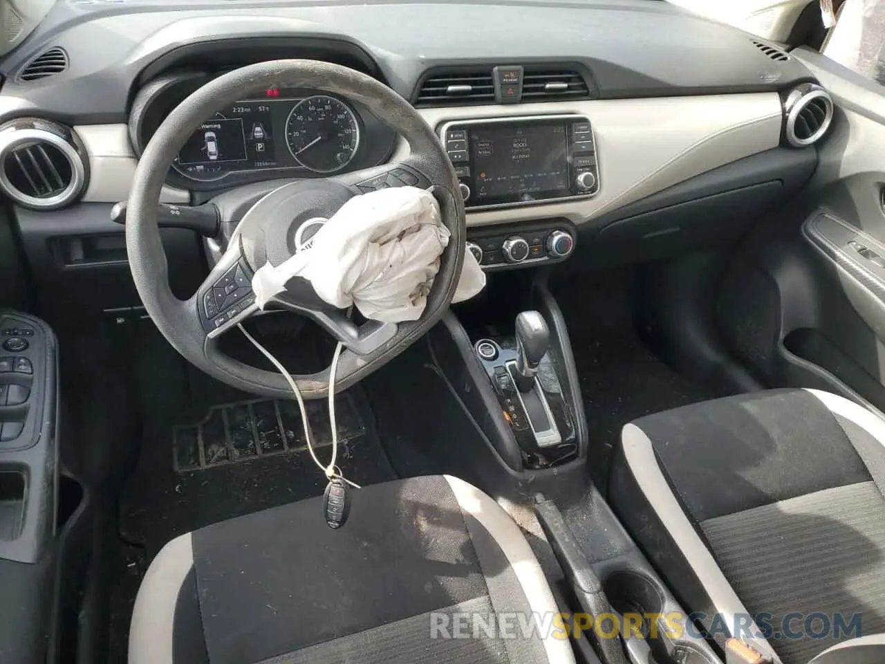 8 fotografías del automóvil dañado 3N1CN8EV5ML825402 NISSAN VERSA 2021
