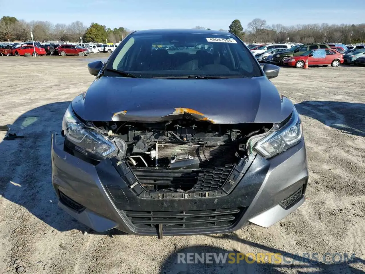 5 fotografías del automóvil dañado 3N1CN8EV5ML833371 NISSAN VERSA 2021