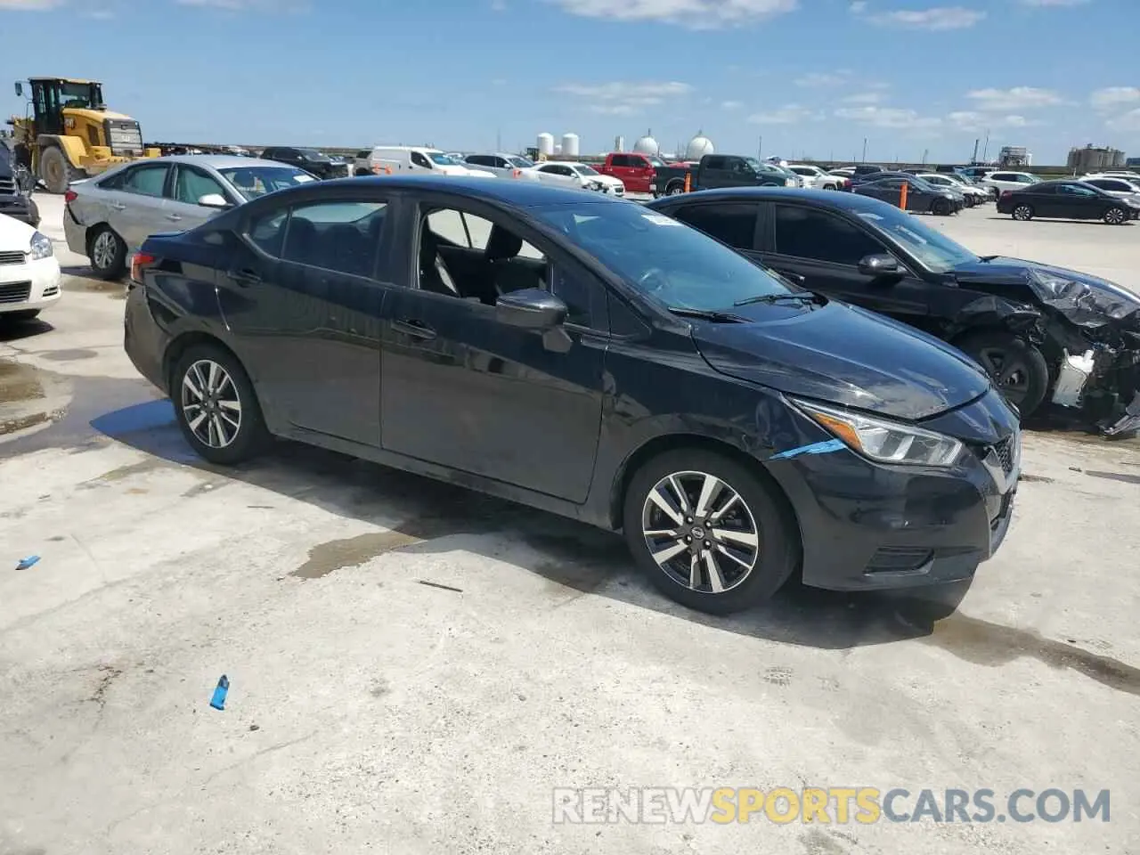 4 fotografías del automóvil dañado 3N1CN8EV5ML835444 NISSAN VERSA 2021