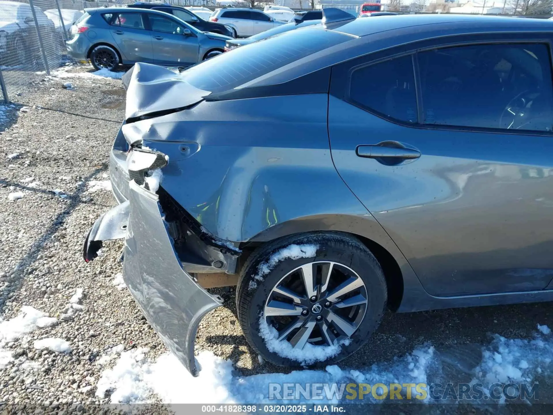 17 fotografías del automóvil dañado 3N1CN8EV5ML841504 NISSAN VERSA 2021
