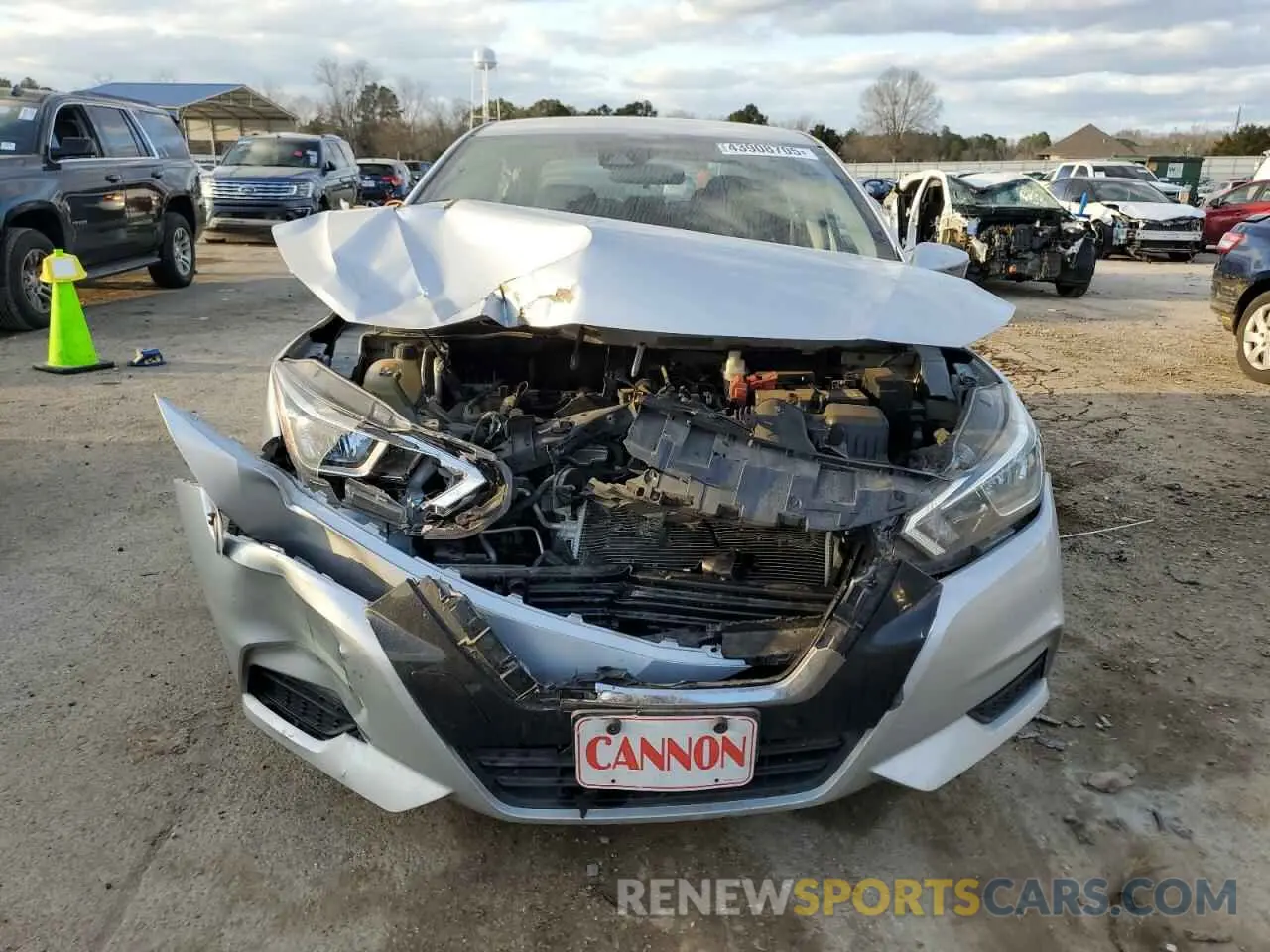 5 fotografías del automóvil dañado 3N1CN8EV5ML843107 NISSAN VERSA 2021