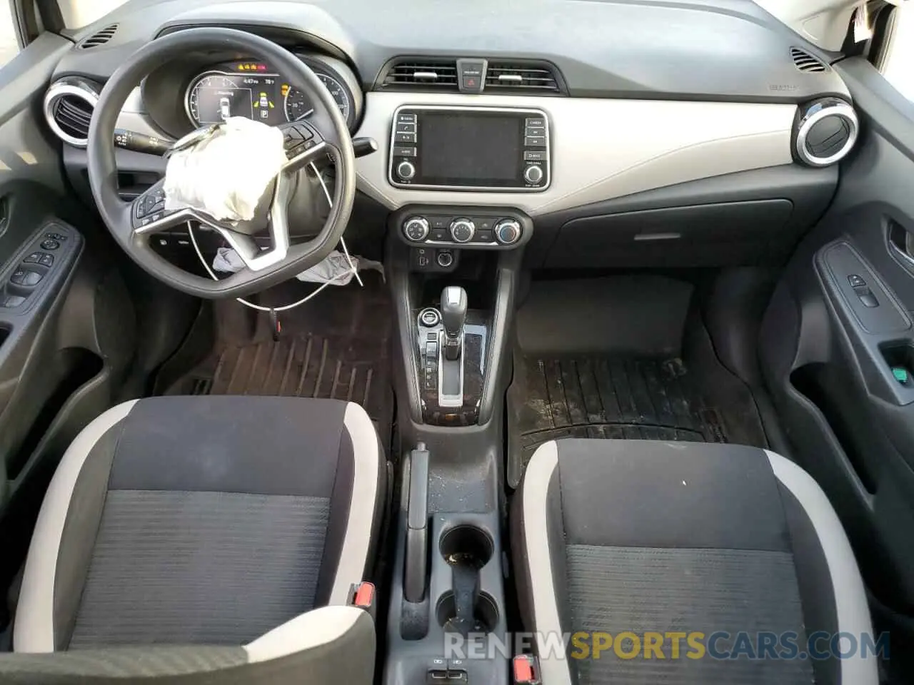 8 fotografías del automóvil dañado 3N1CN8EV5ML843107 NISSAN VERSA 2021