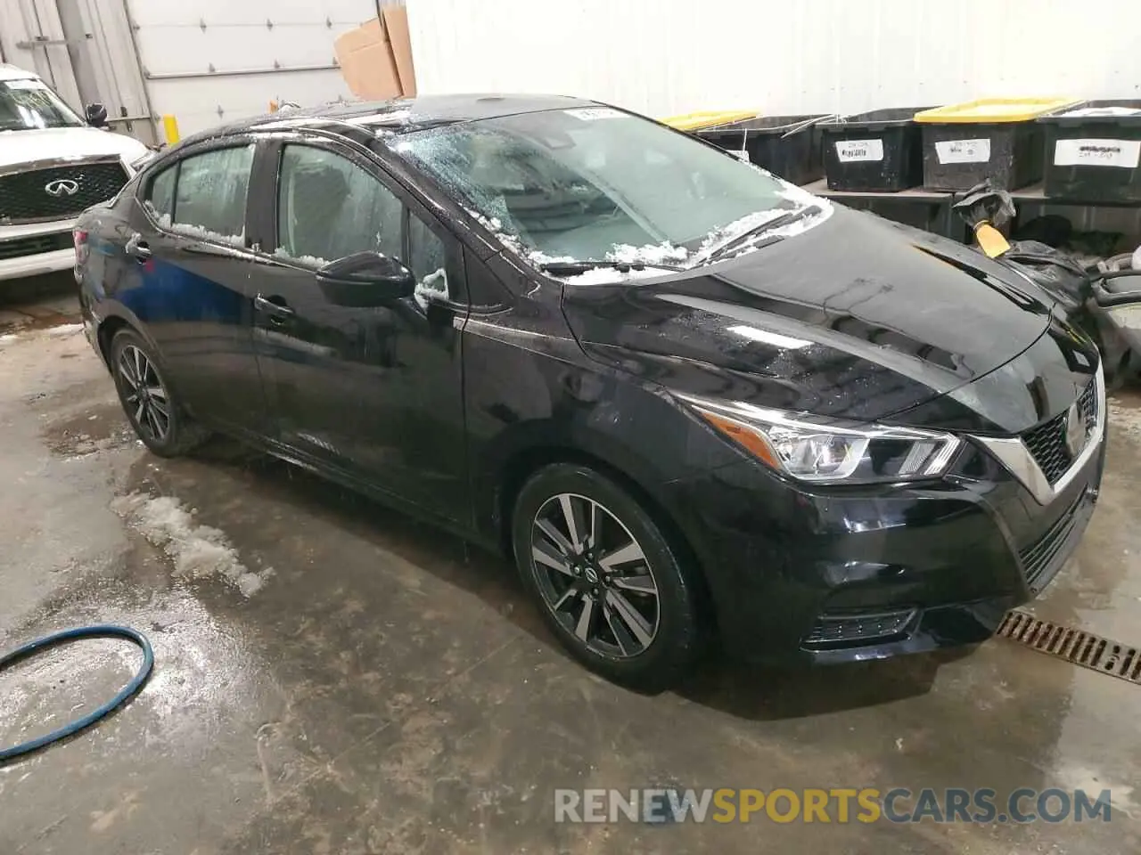 4 fotografías del automóvil dañado 3N1CN8EV5ML849604 NISSAN VERSA 2021