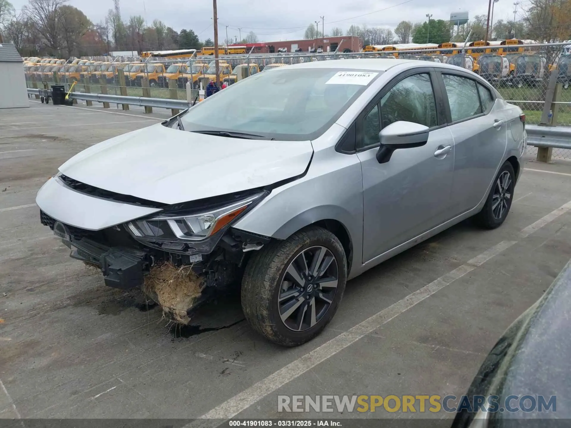 2 fotografías del automóvil dañado 3N1CN8EV5ML852762 NISSAN VERSA 2021
