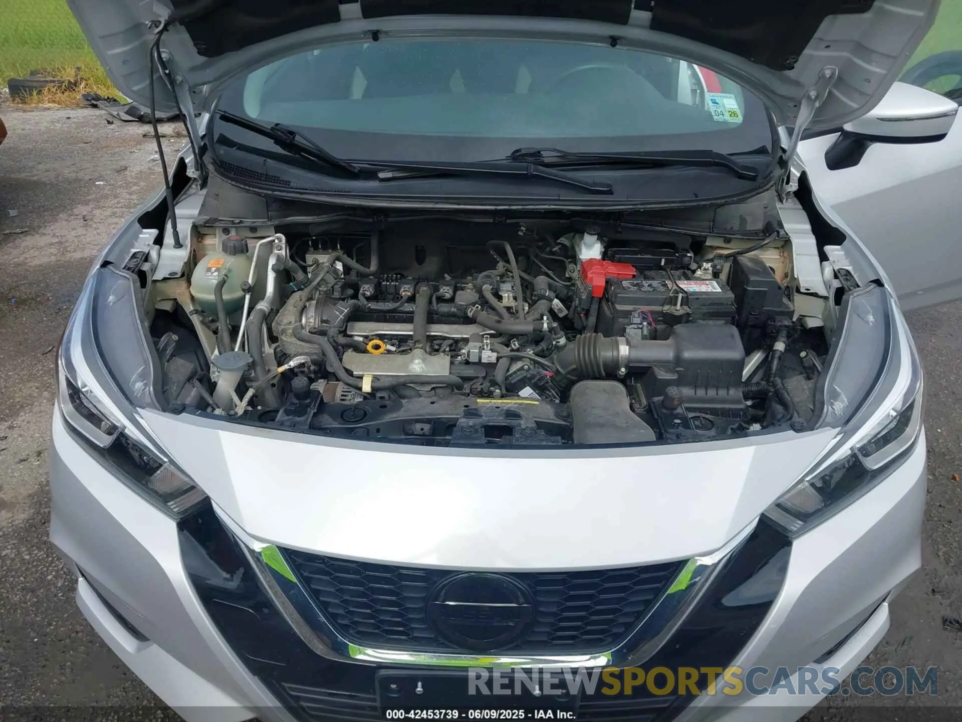10 fotografías del automóvil dañado 3N1CN8EV5ML858870 NISSAN VERSA 2021