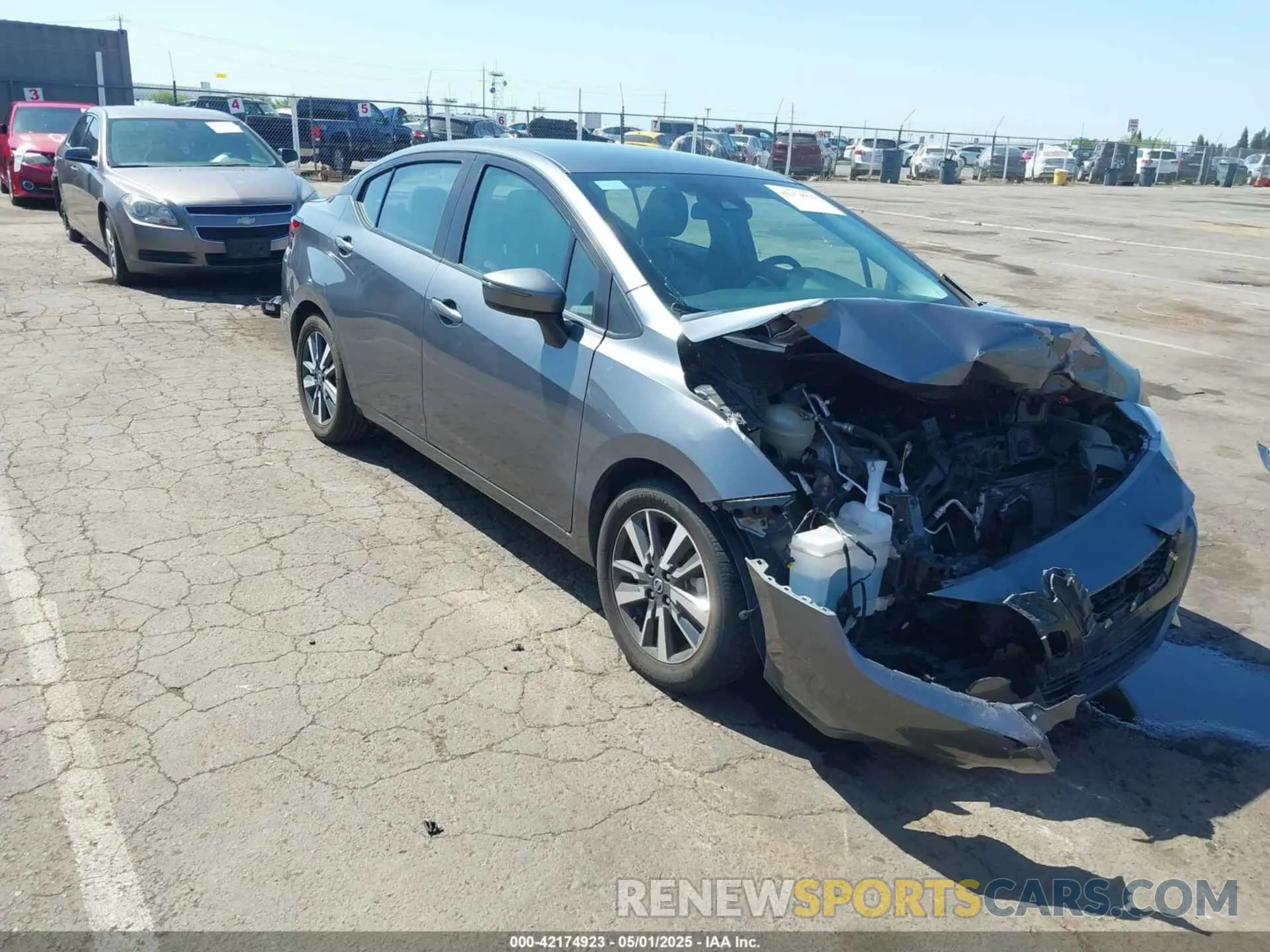 1 fotografías del automóvil dañado 3N1CN8EV5ML865429 NISSAN VERSA 2021