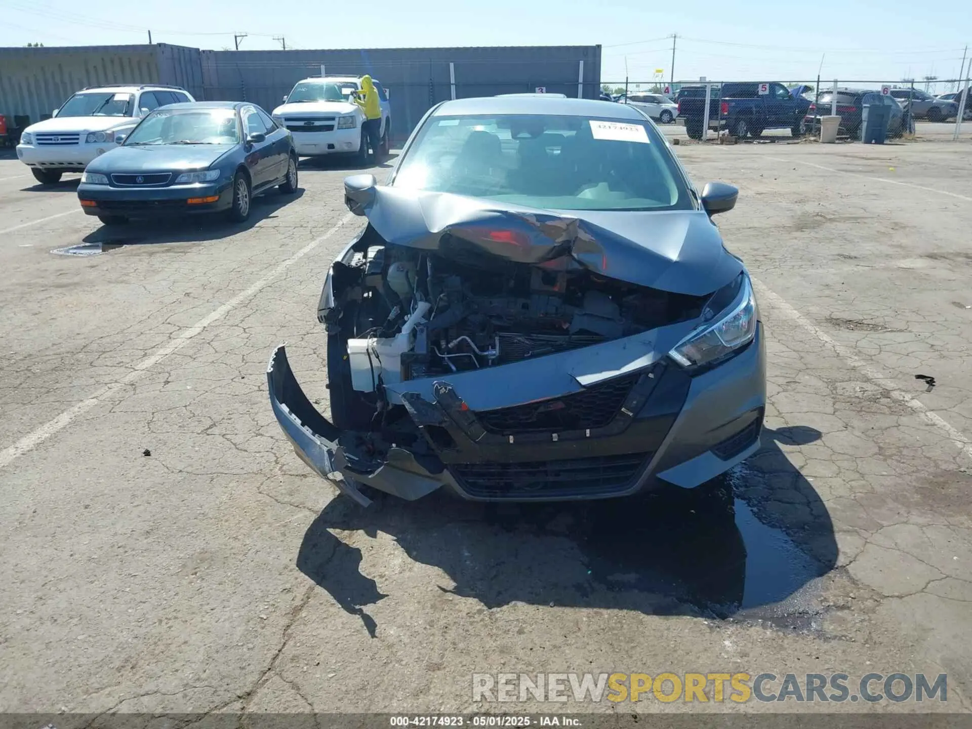 6 fotografías del automóvil dañado 3N1CN8EV5ML865429 NISSAN VERSA 2021