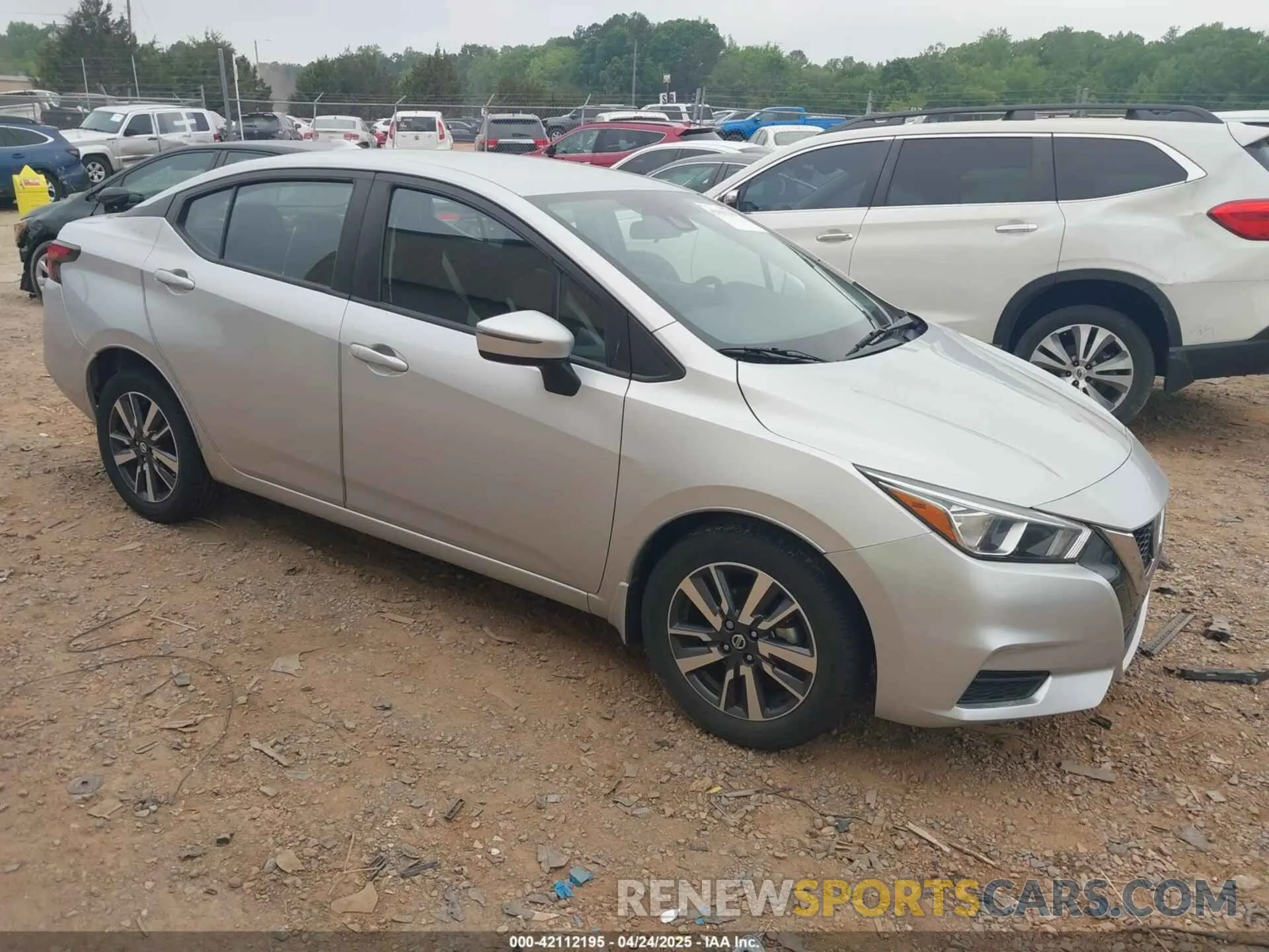1 fotografías del automóvil dañado 3N1CN8EV5ML905900 NISSAN VERSA 2021