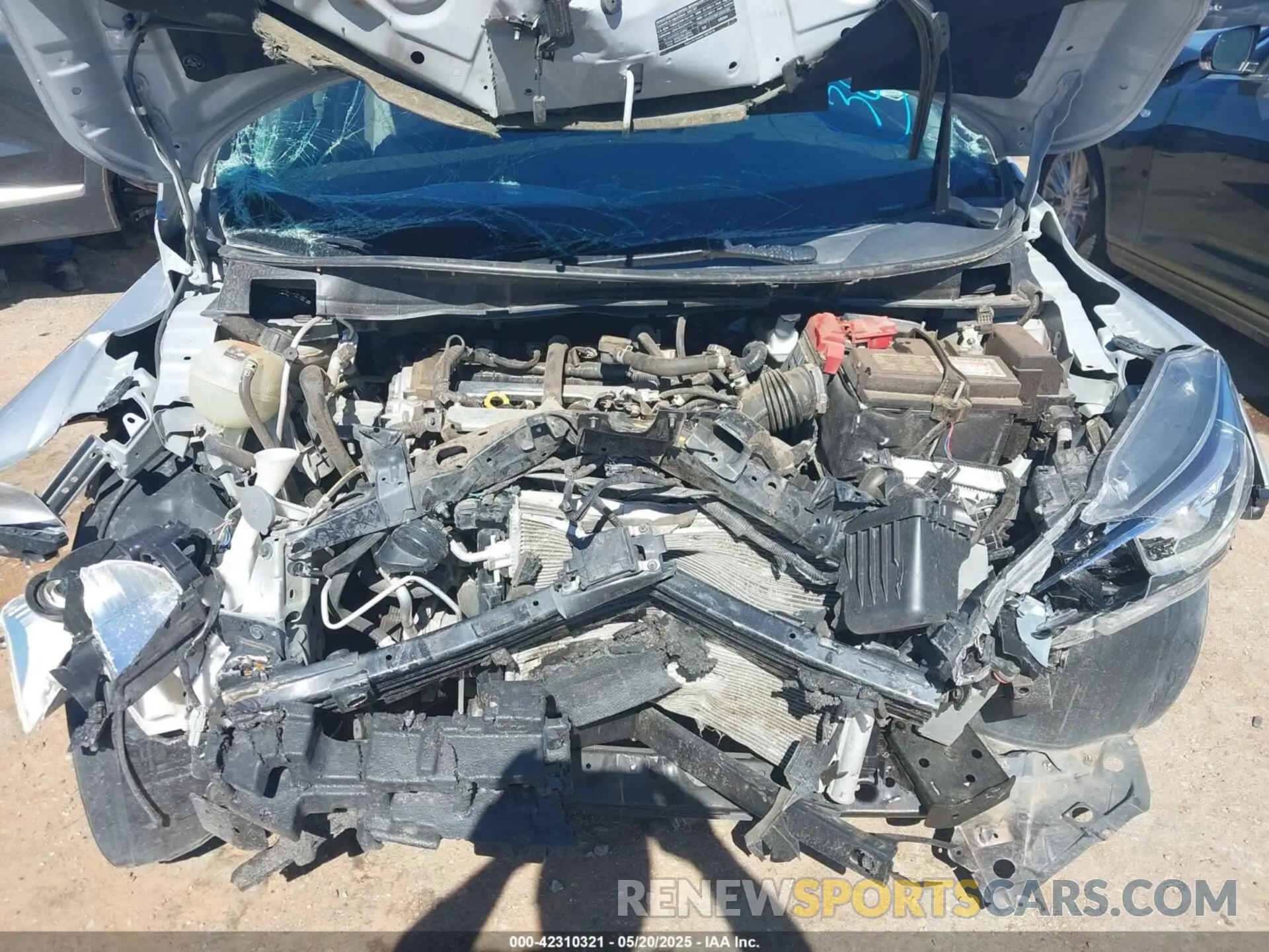 10 fotografías del automóvil dañado 3N1CN8EV6ML839891 NISSAN VERSA 2021