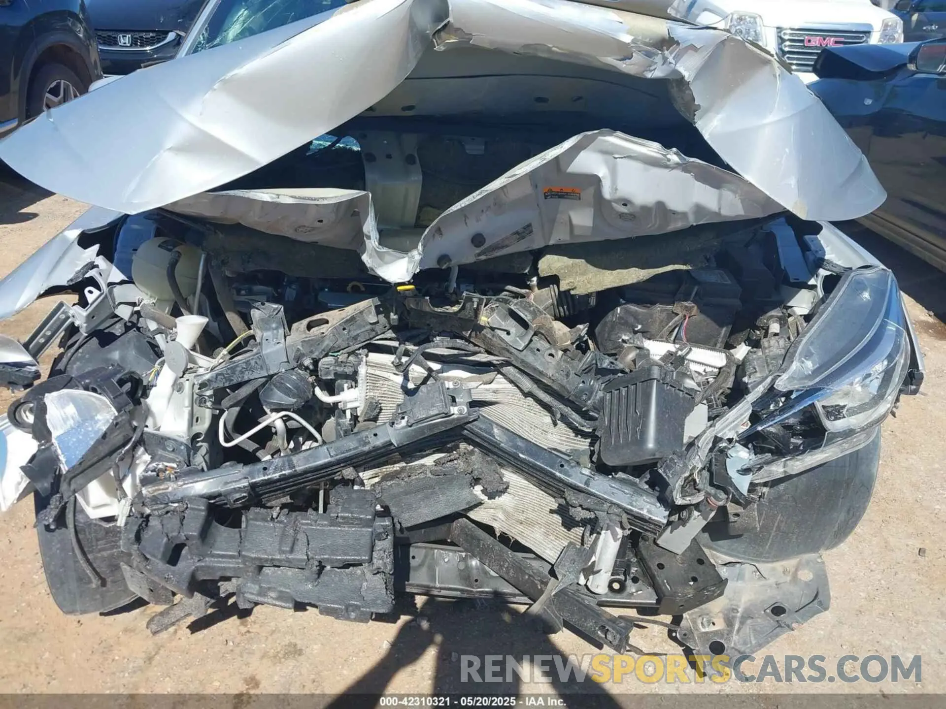 6 fotografías del automóvil dañado 3N1CN8EV6ML839891 NISSAN VERSA 2021