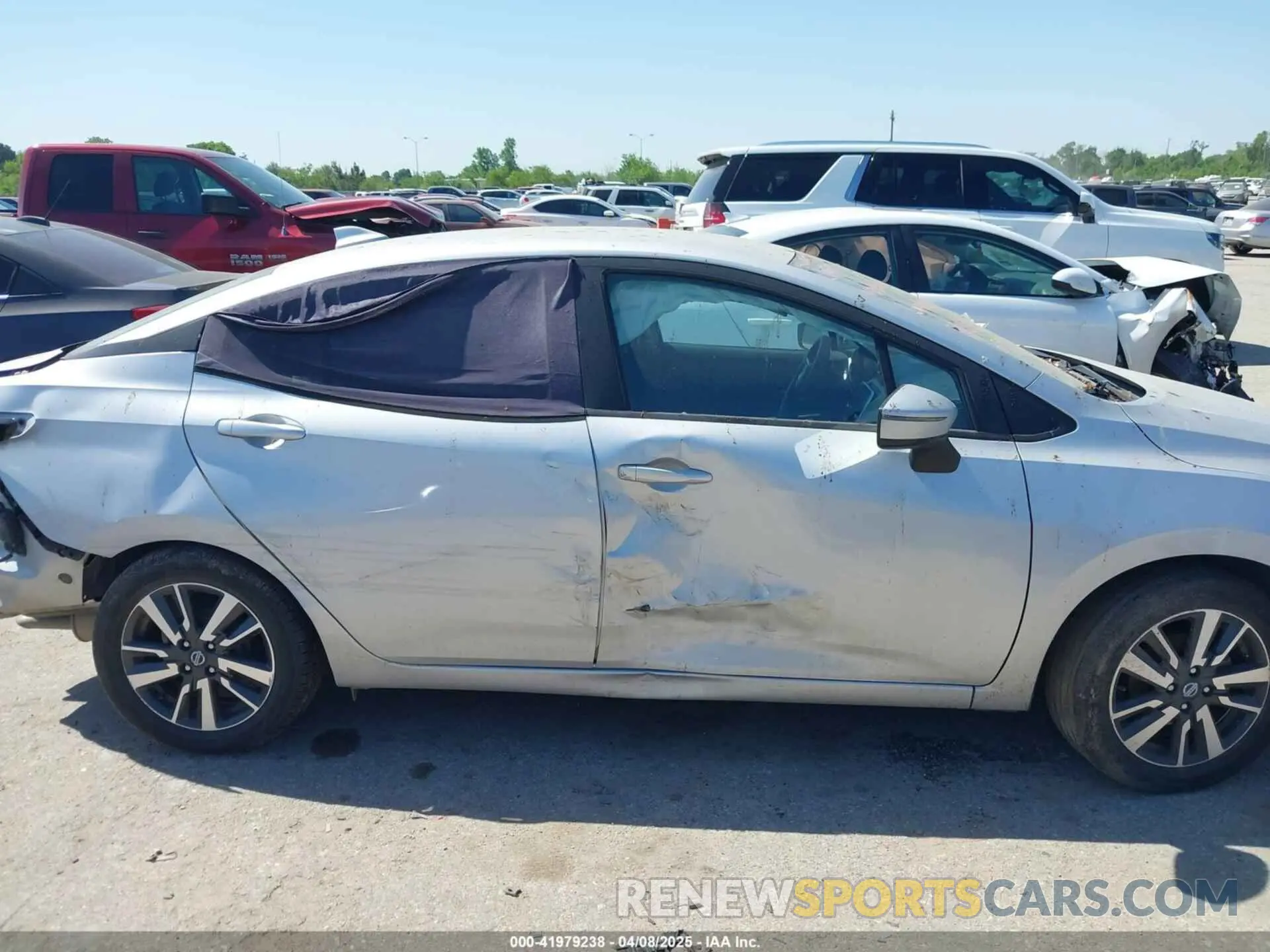 13 fotografías del automóvil dañado 3N1CN8EV6ML841608 NISSAN VERSA 2021
