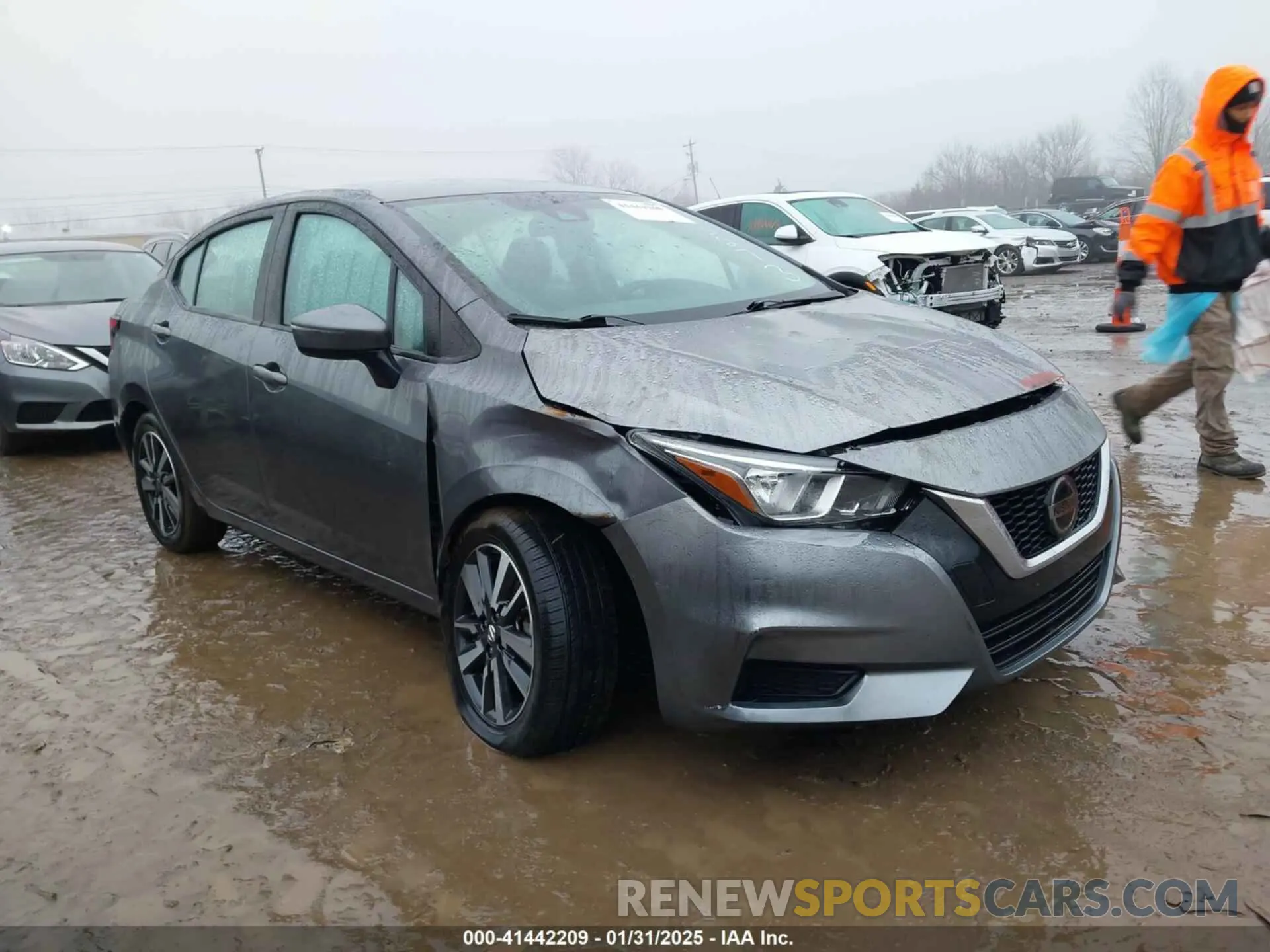 1 fotografías del automóvil dañado 3N1CN8EV6ML853273 NISSAN VERSA 2021
