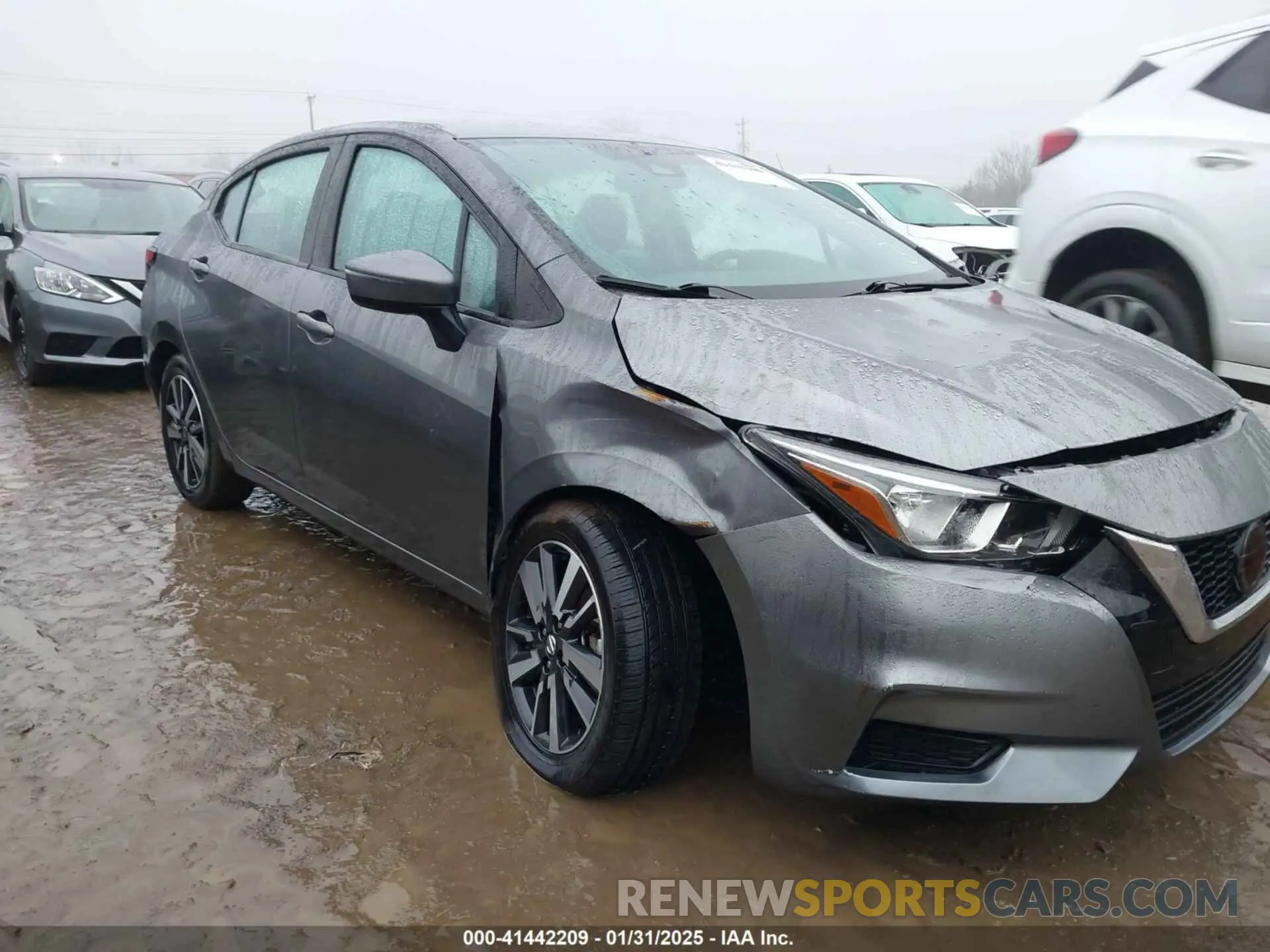 6 fotografías del automóvil dañado 3N1CN8EV6ML853273 NISSAN VERSA 2021