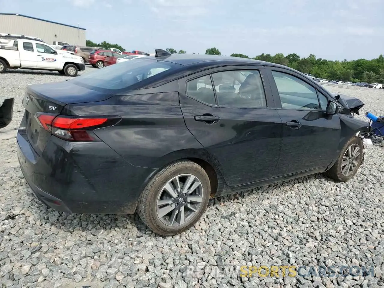 3 fotografías del automóvil dañado 3N1CN8EV6ML855573 NISSAN VERSA 2021