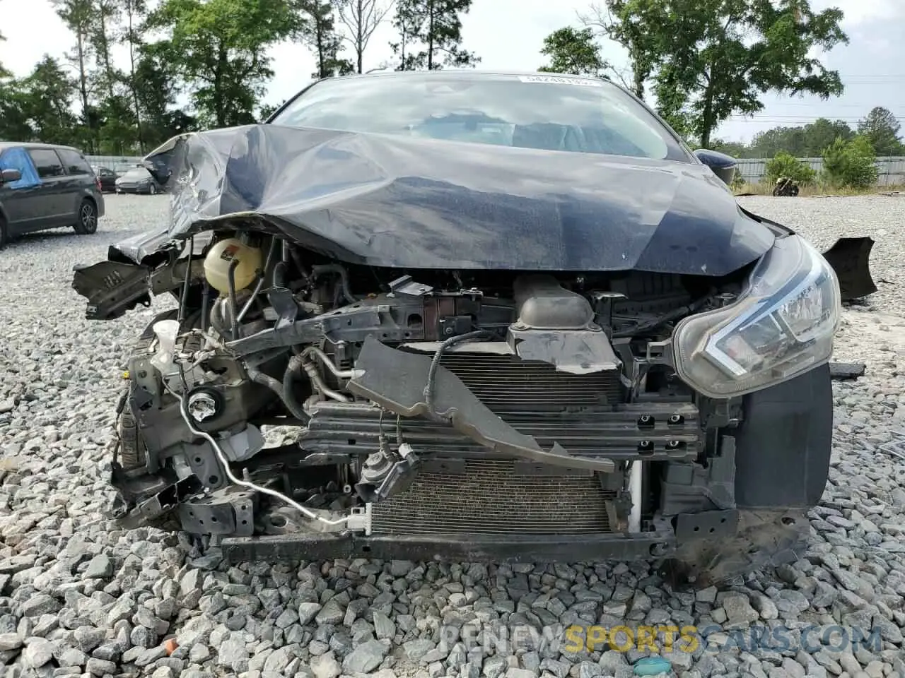 5 fotografías del automóvil dañado 3N1CN8EV6ML855573 NISSAN VERSA 2021