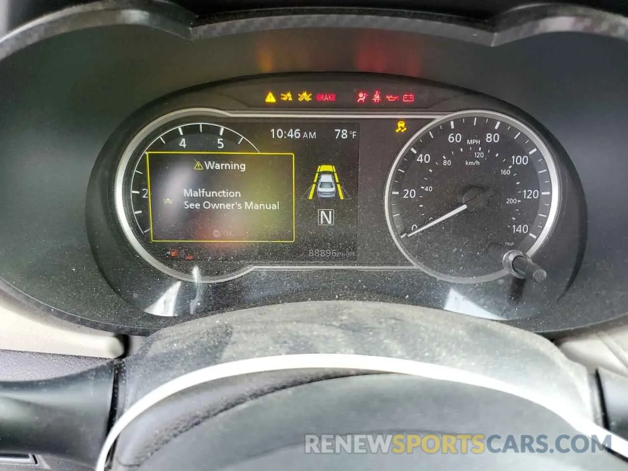 9 fotografías del automóvil dañado 3N1CN8EV6ML855573 NISSAN VERSA 2021