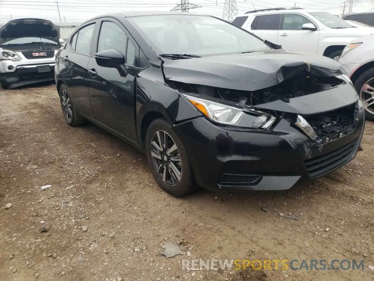 4 fotografías del automóvil dañado 3N1CN8EV6ML861552 NISSAN VERSA 2021