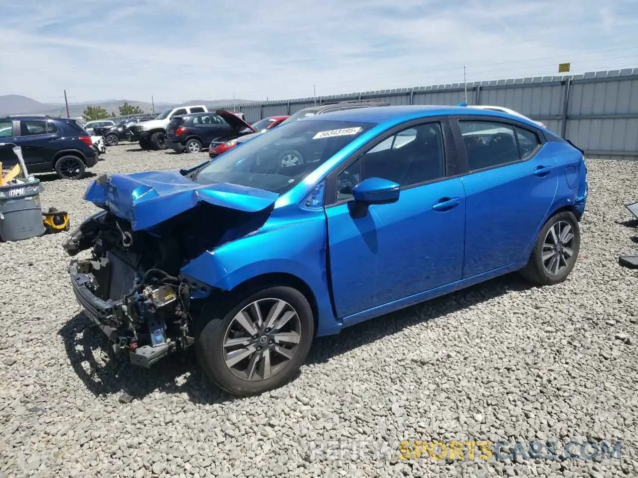 1 fotografías del automóvil dañado 3N1CN8EV6ML865567 NISSAN VERSA 2021