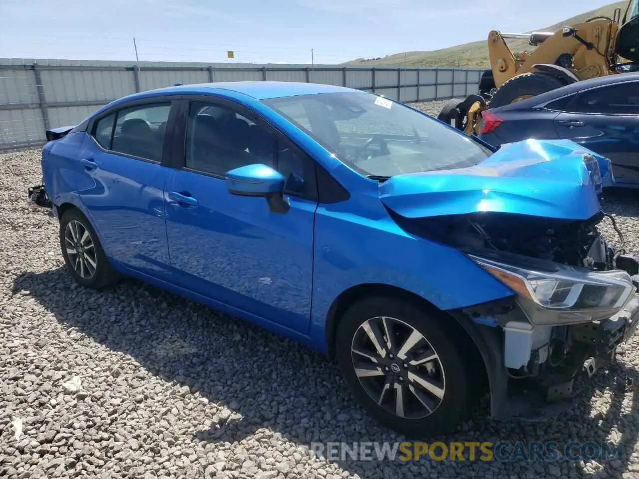 4 fotografías del automóvil dañado 3N1CN8EV6ML865567 NISSAN VERSA 2021