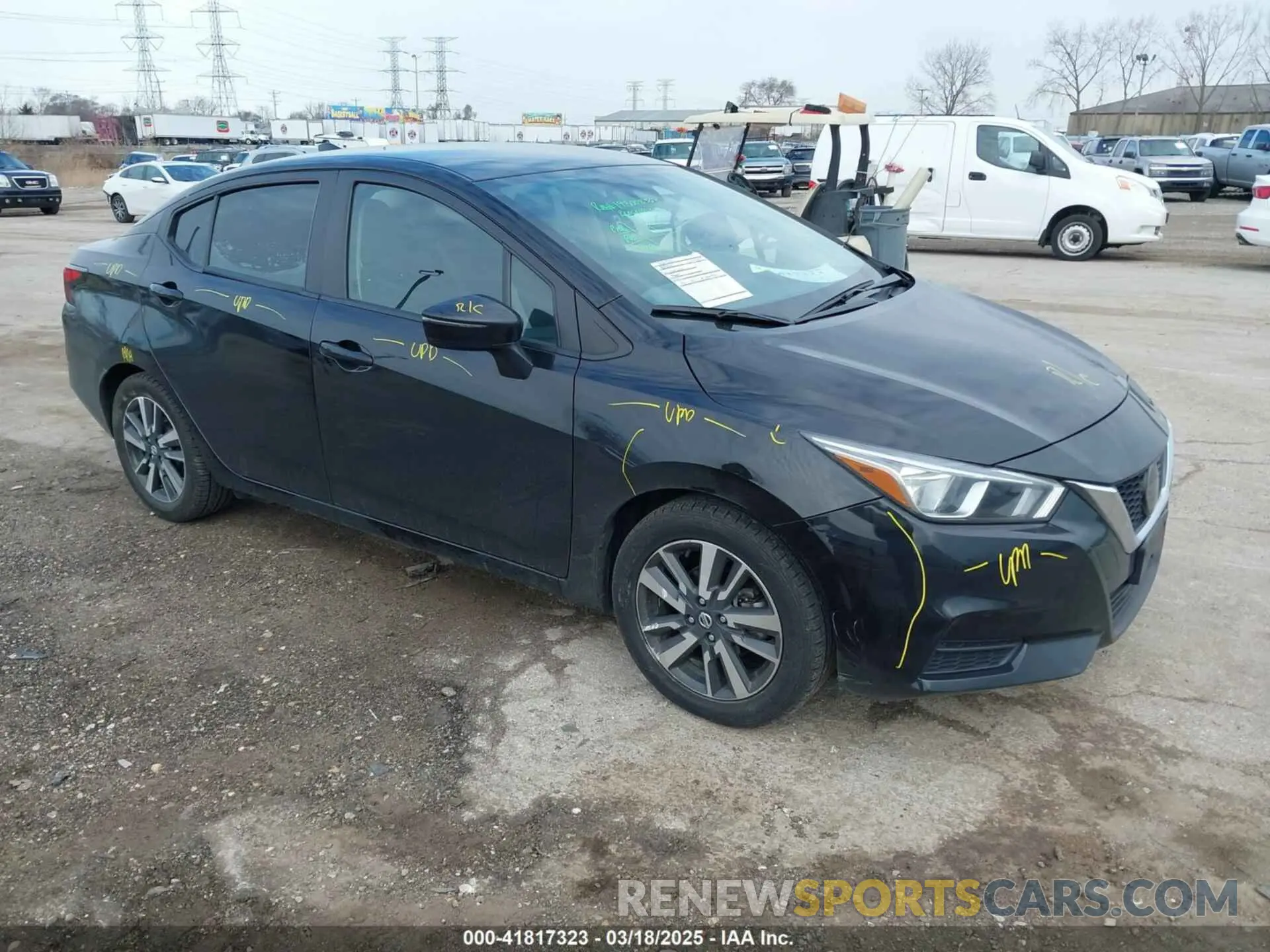 1 fotografías del automóvil dañado 3N1CN8EV6ML866959 NISSAN VERSA 2021