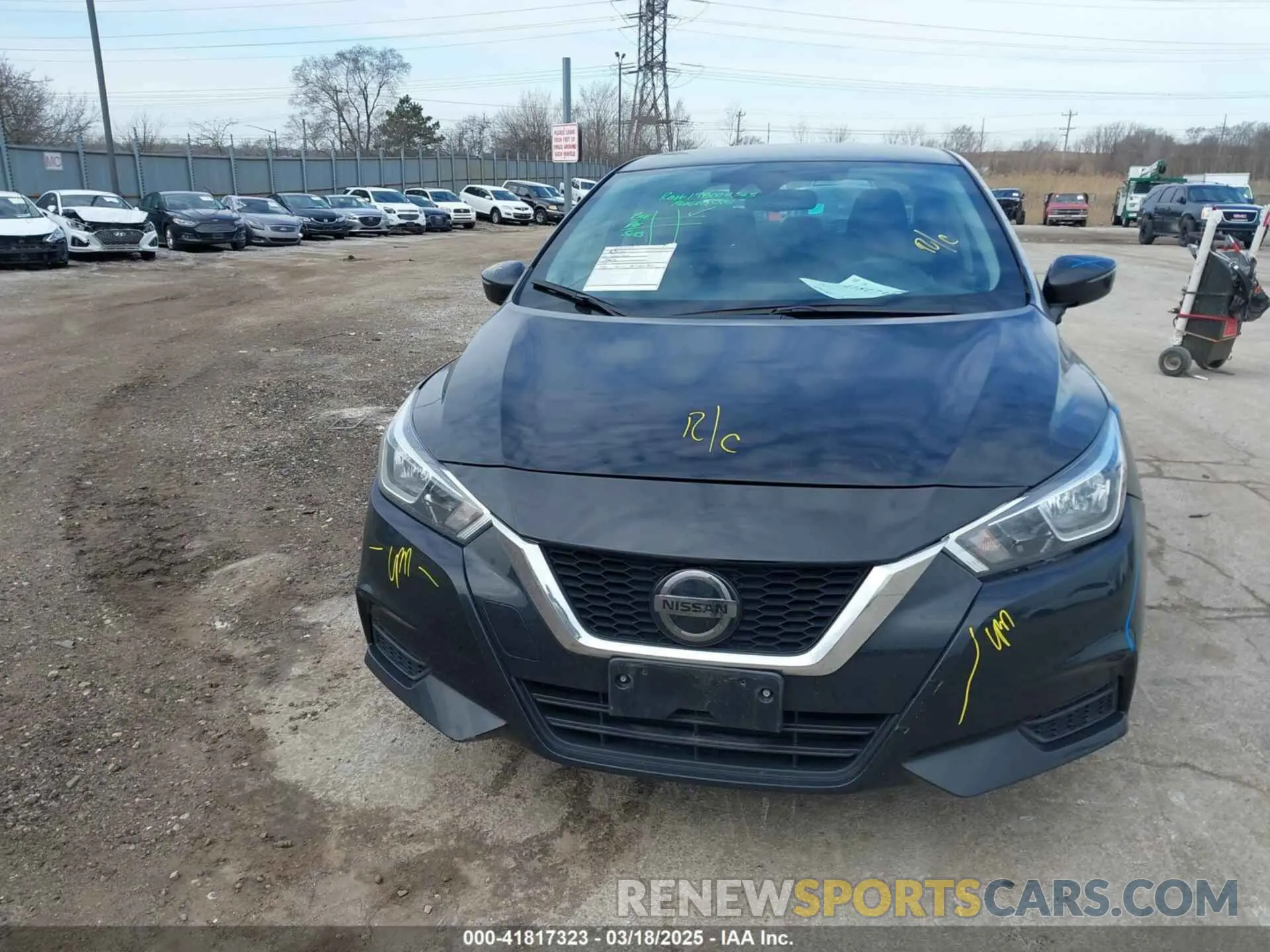 12 fotografías del automóvil dañado 3N1CN8EV6ML866959 NISSAN VERSA 2021
