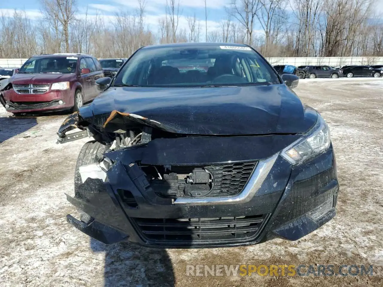 5 fotografías del automóvil dañado 3N1CN8EV6ML875175 NISSAN VERSA 2021