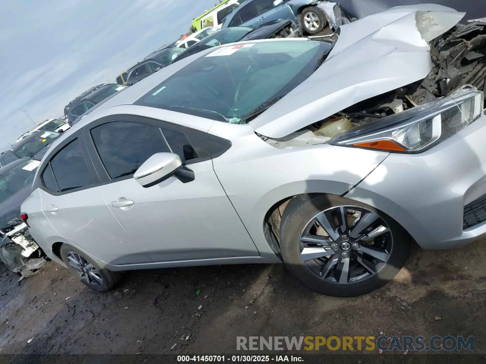 13 fotografías del automóvil dañado 3N1CN8EV6ML891702 NISSAN VERSA 2021