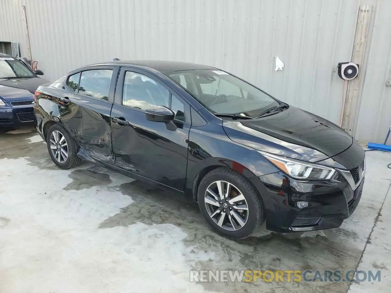 4 fotografías del automóvil dañado 3N1CN8EV6ML893109 NISSAN VERSA 2021