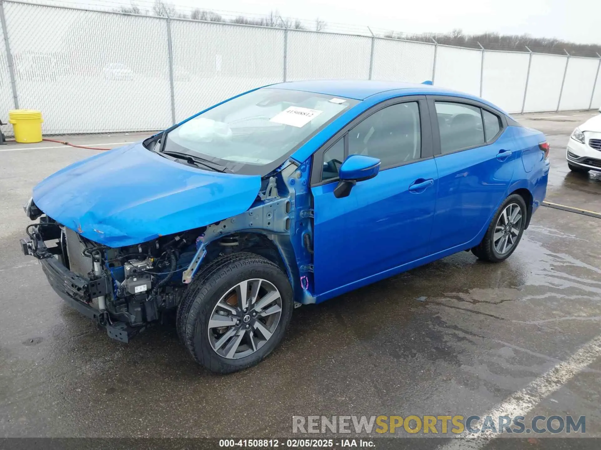 2 fotografías del automóvil dañado 3N1CN8EV6ML919708 NISSAN VERSA 2021