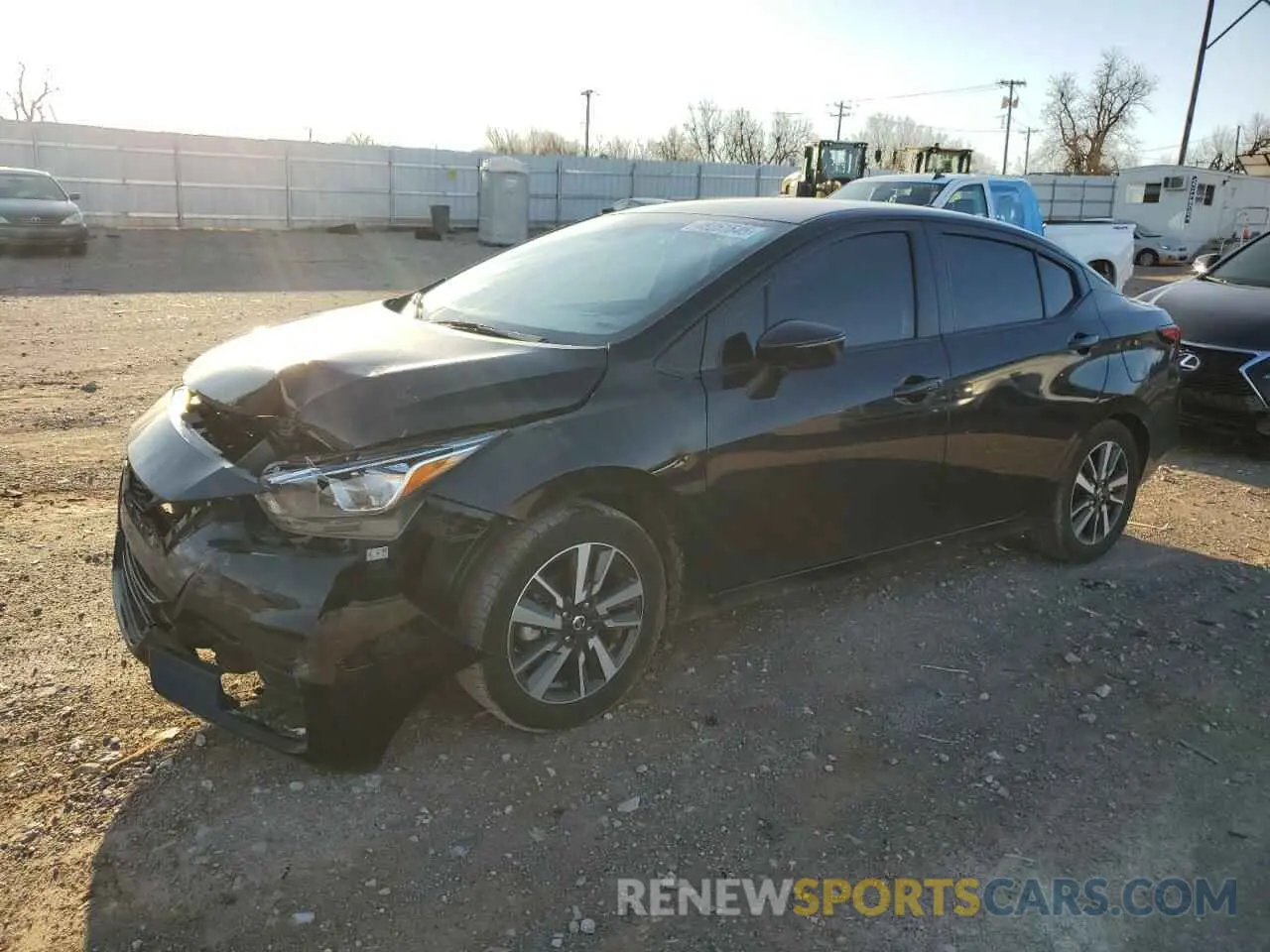 1 fotografías del automóvil dañado 3N1CN8EV7ML813042 NISSAN VERSA 2021