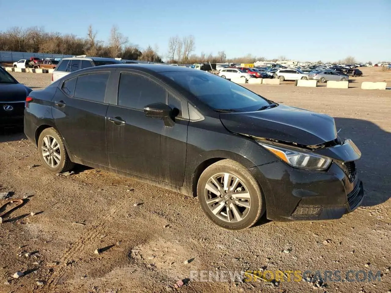 4 fotografías del automóvil dañado 3N1CN8EV7ML813042 NISSAN VERSA 2021