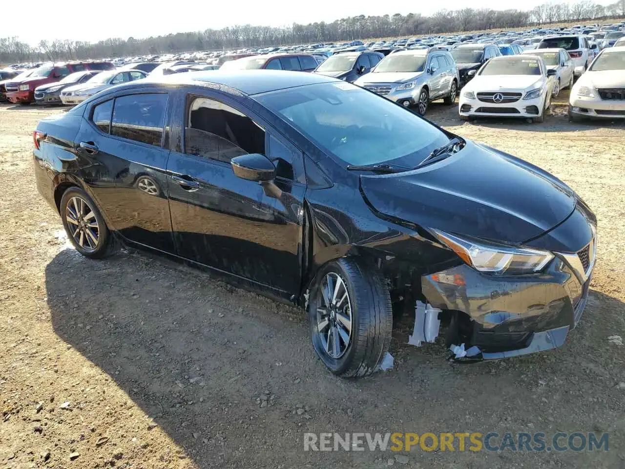 4 fotografías del automóvil dañado 3N1CN8EV7ML826535 NISSAN VERSA 2021