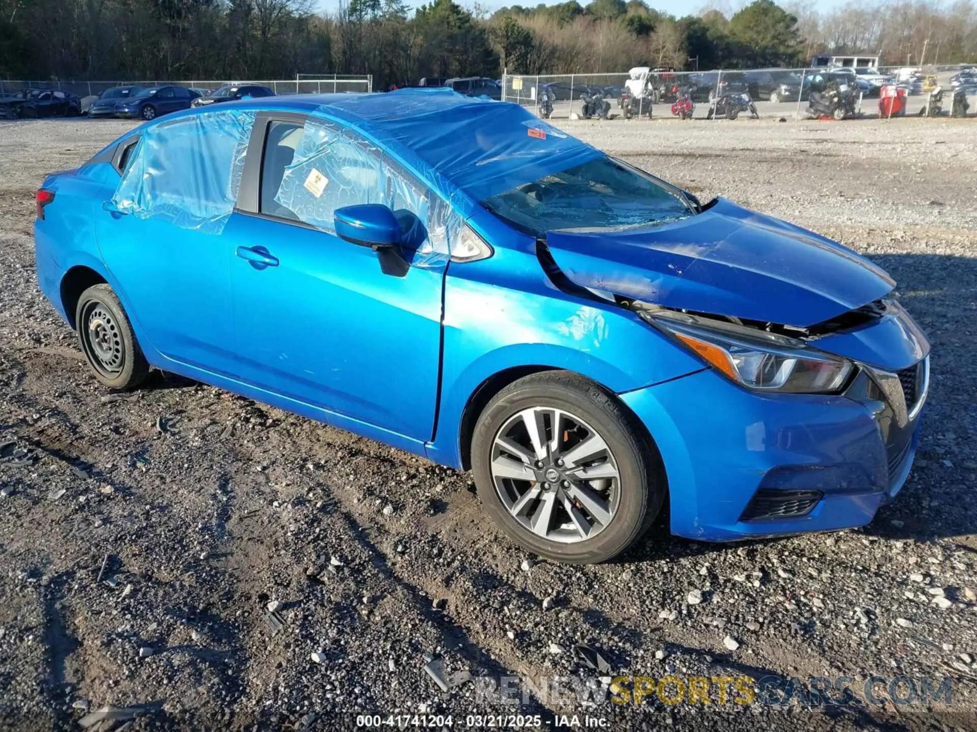 1 fotografías del automóvil dañado 3N1CN8EV7ML833968 NISSAN VERSA 2021