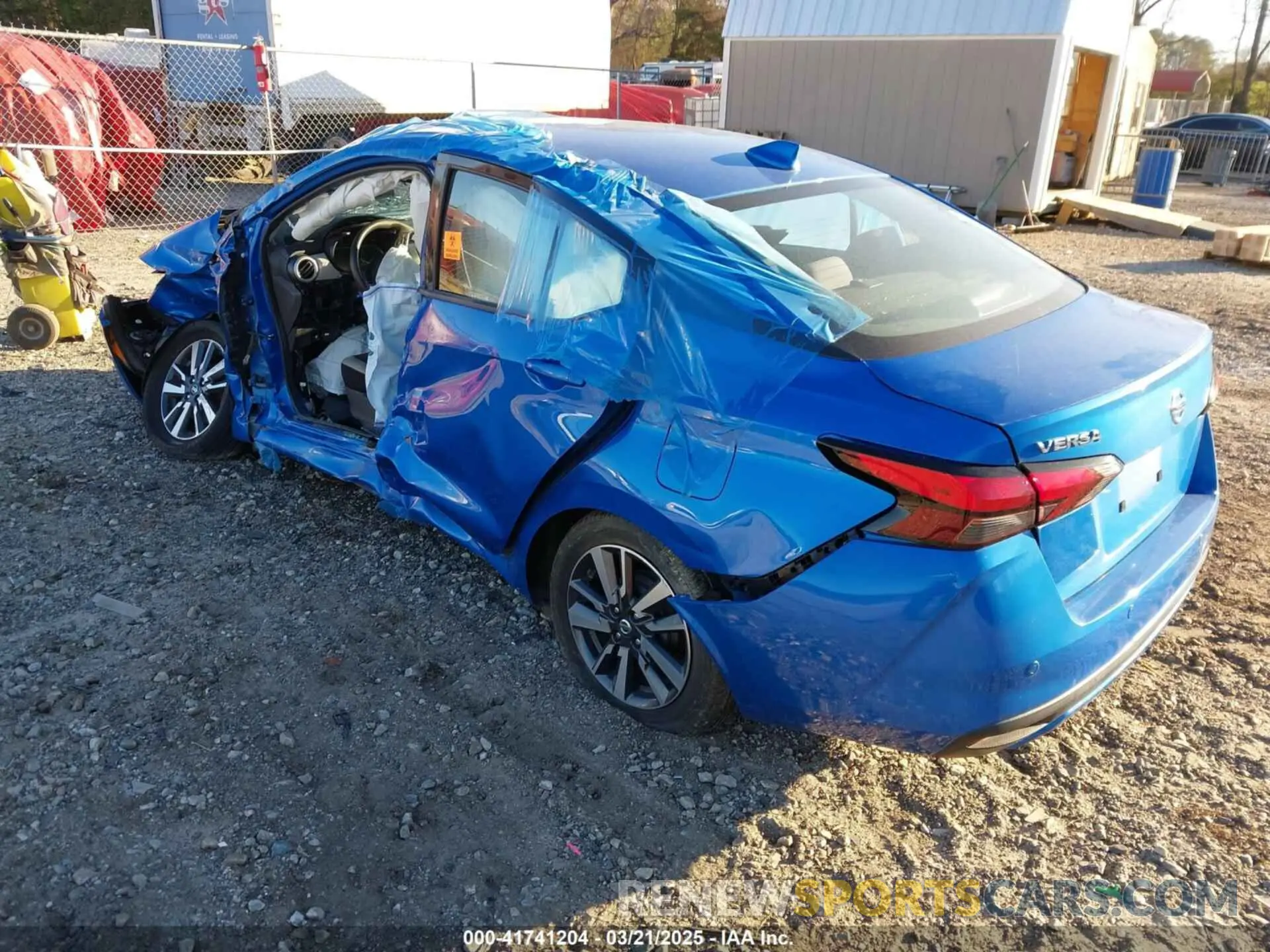 3 fotografías del automóvil dañado 3N1CN8EV7ML833968 NISSAN VERSA 2021