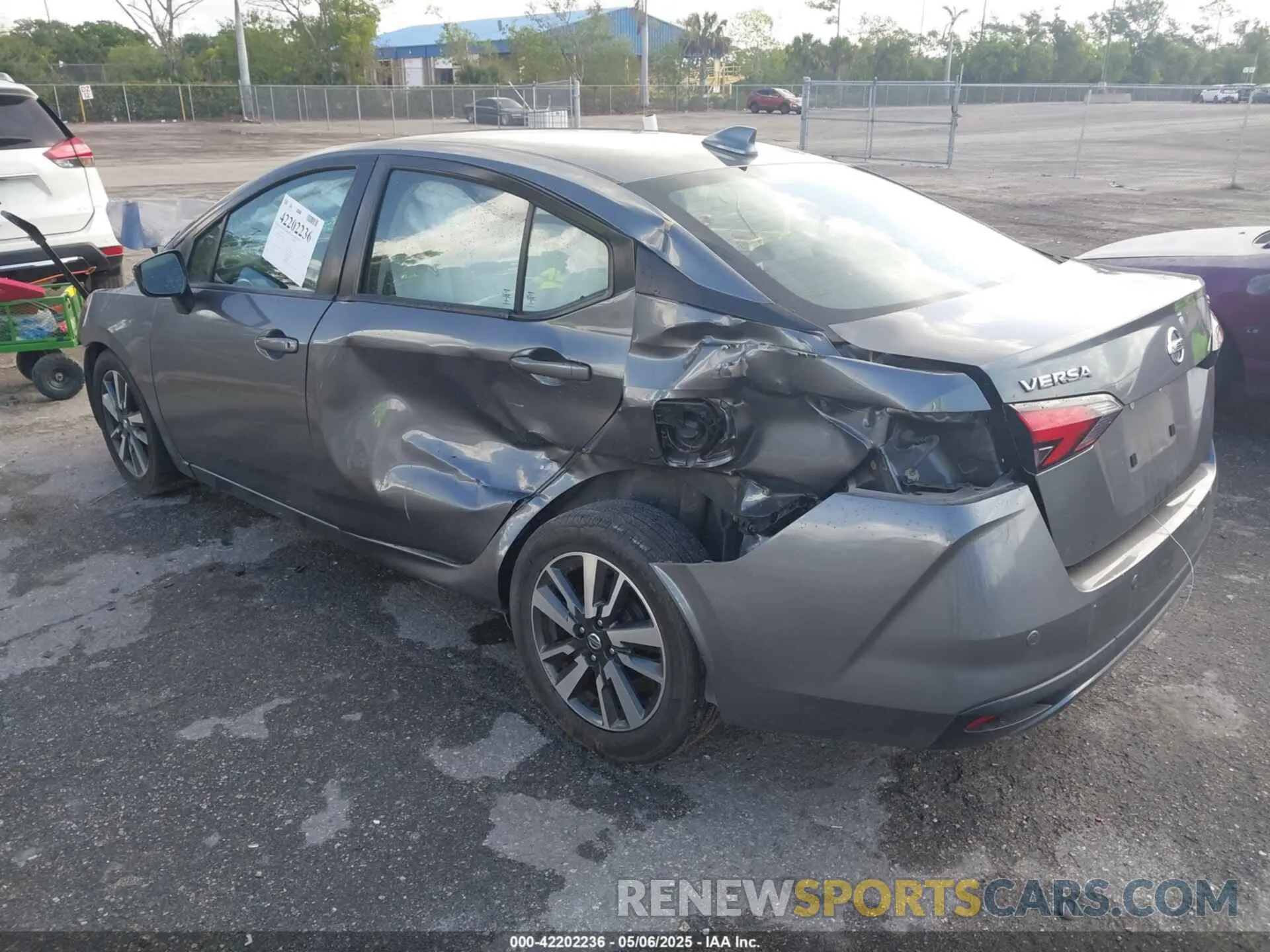 6 fotografías del automóvil dañado 3N1CN8EV7ML845490 NISSAN VERSA 2021