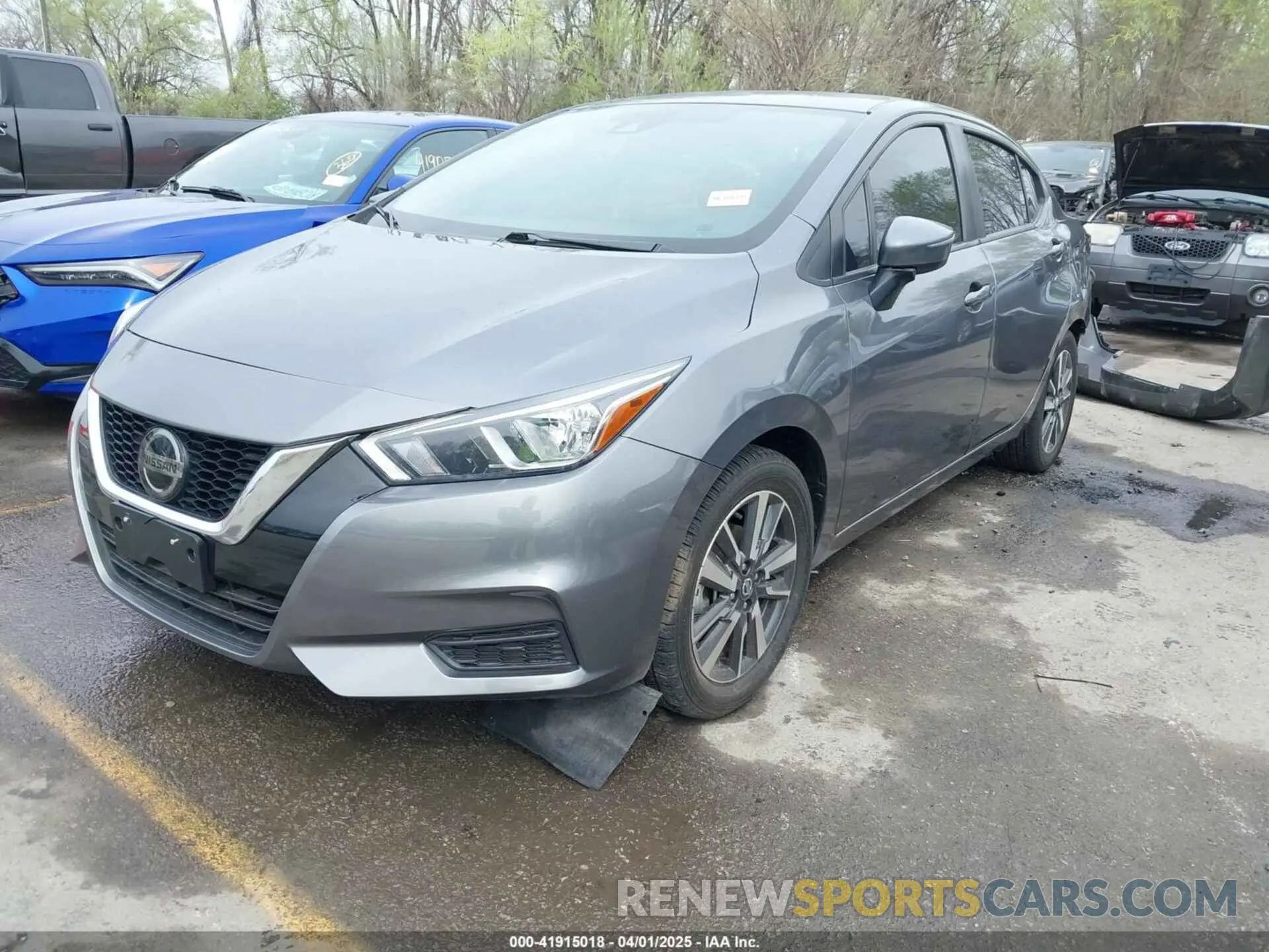 2 fotografías del automóvil dañado 3N1CN8EV7ML851483 NISSAN VERSA 2021