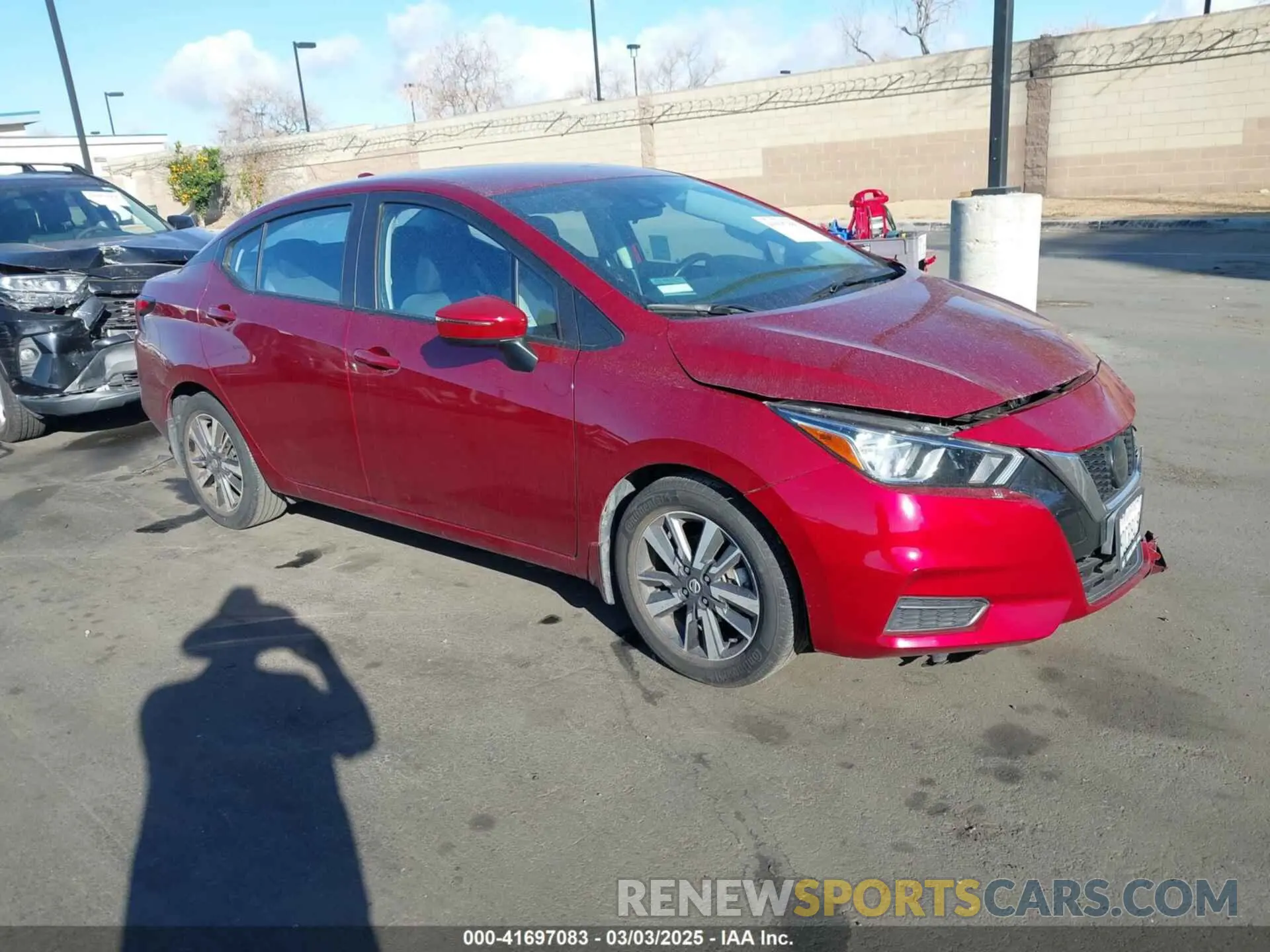 1 fotografías del automóvil dañado 3N1CN8EV7ML859406 NISSAN VERSA 2021