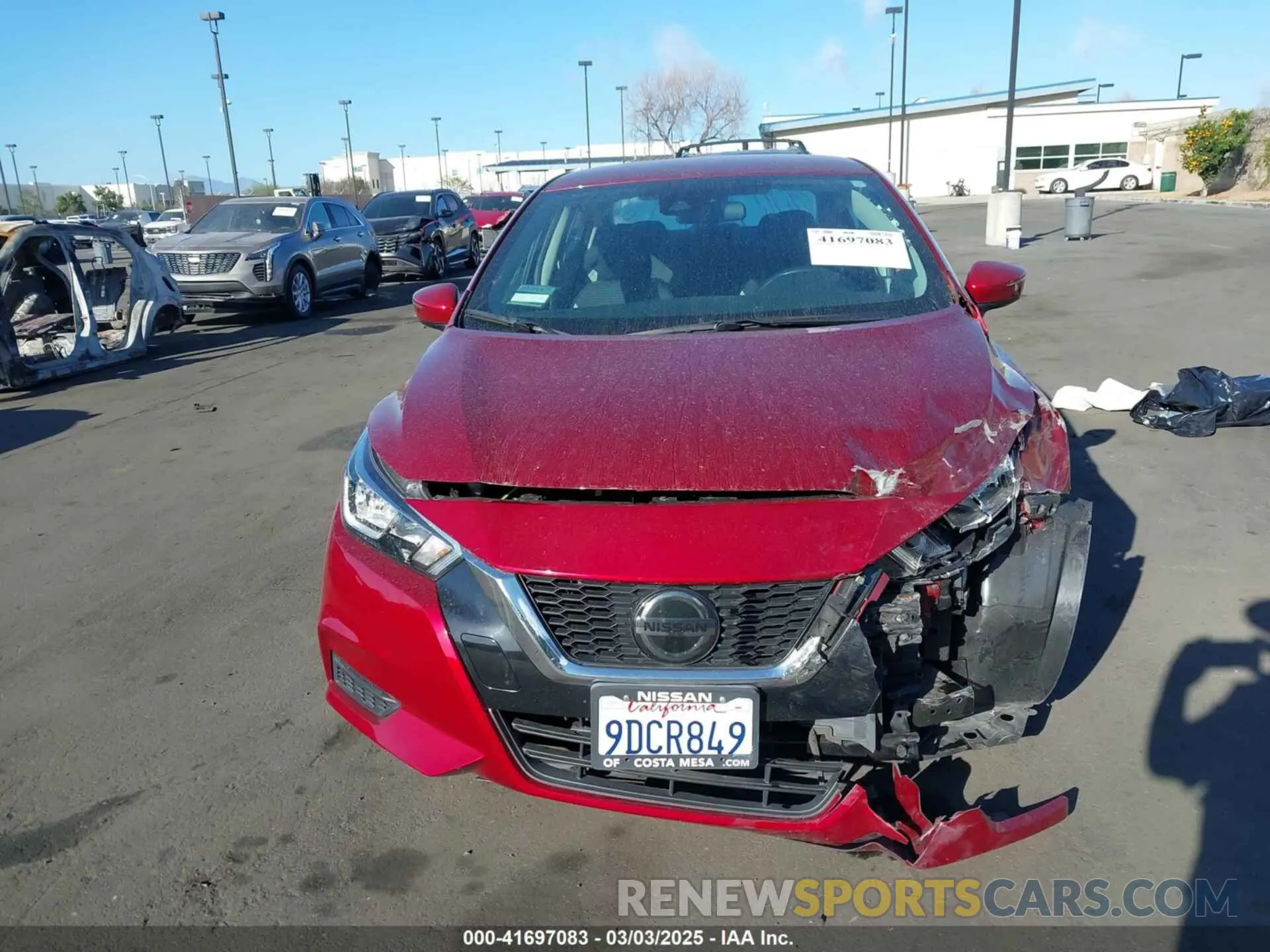 13 fotografías del automóvil dañado 3N1CN8EV7ML859406 NISSAN VERSA 2021