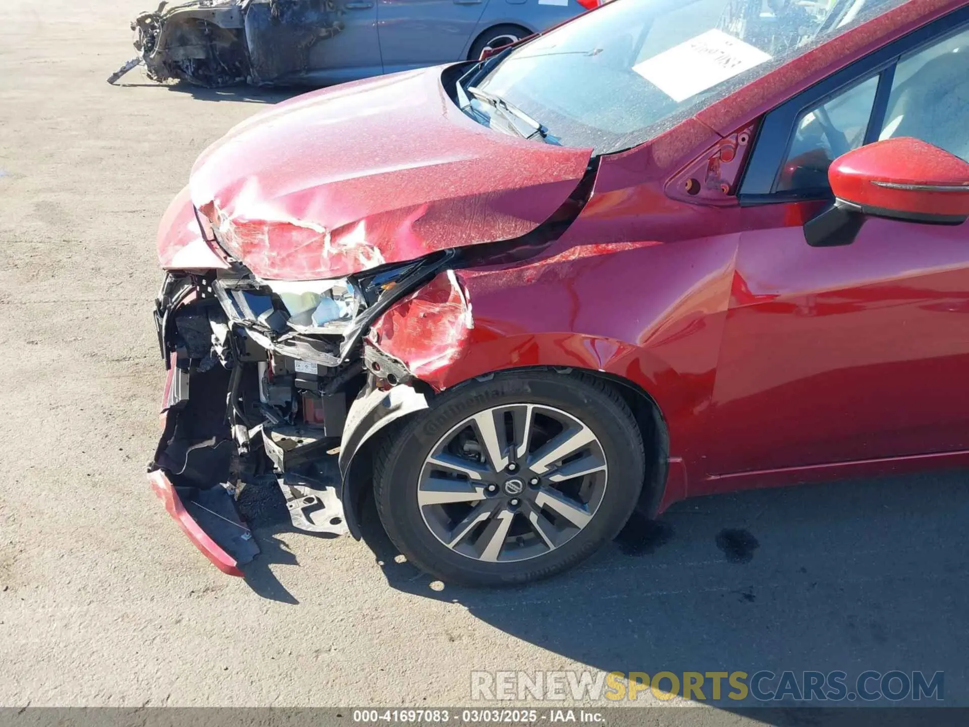 6 fotografías del automóvil dañado 3N1CN8EV7ML859406 NISSAN VERSA 2021
