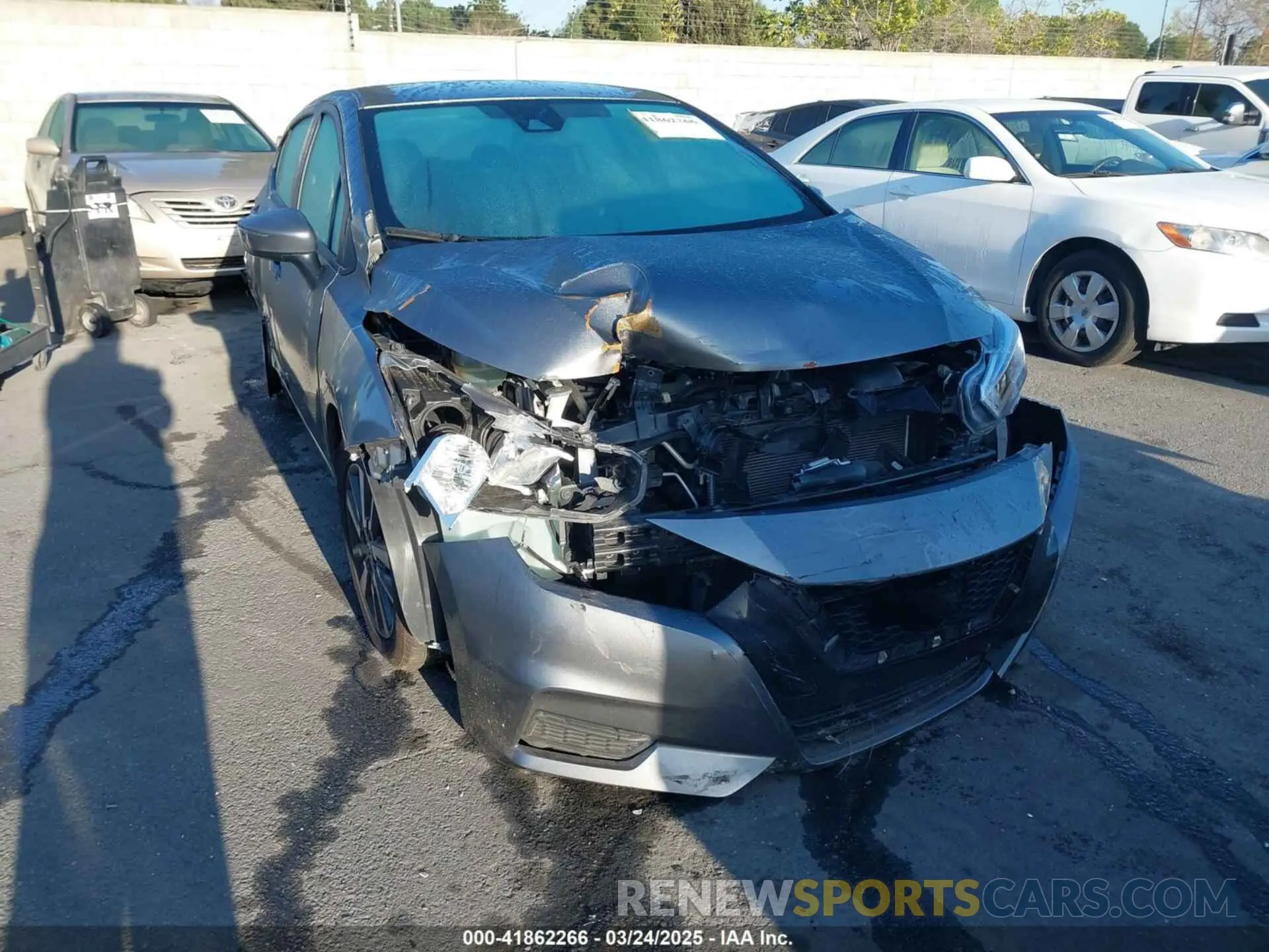 1 fotografías del automóvil dañado 3N1CN8EV7ML862046 NISSAN VERSA 2021
