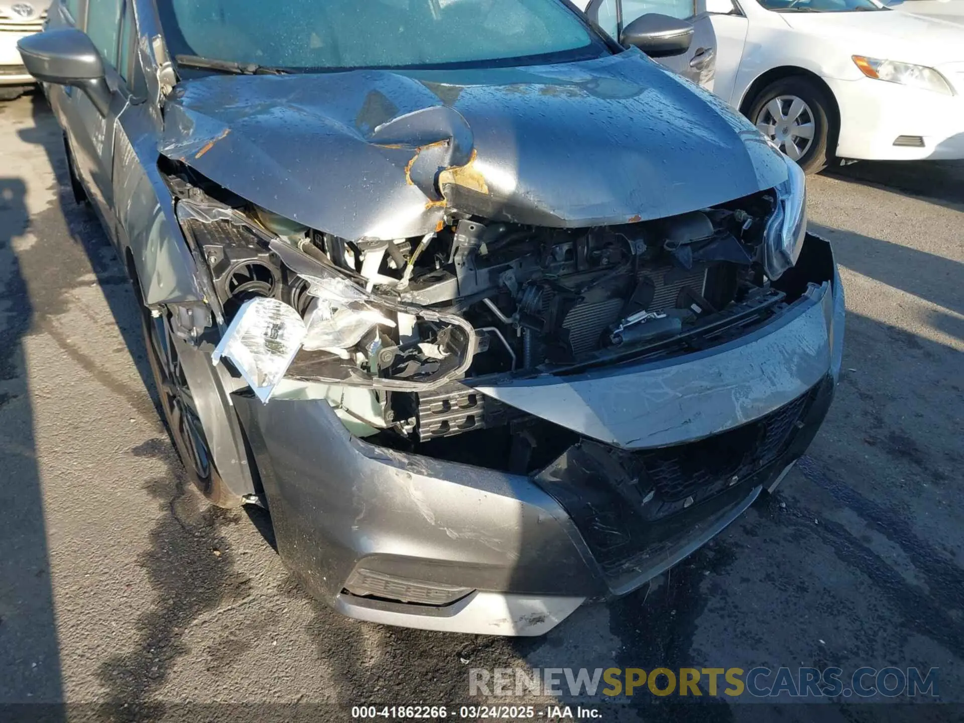 6 fotografías del automóvil dañado 3N1CN8EV7ML862046 NISSAN VERSA 2021
