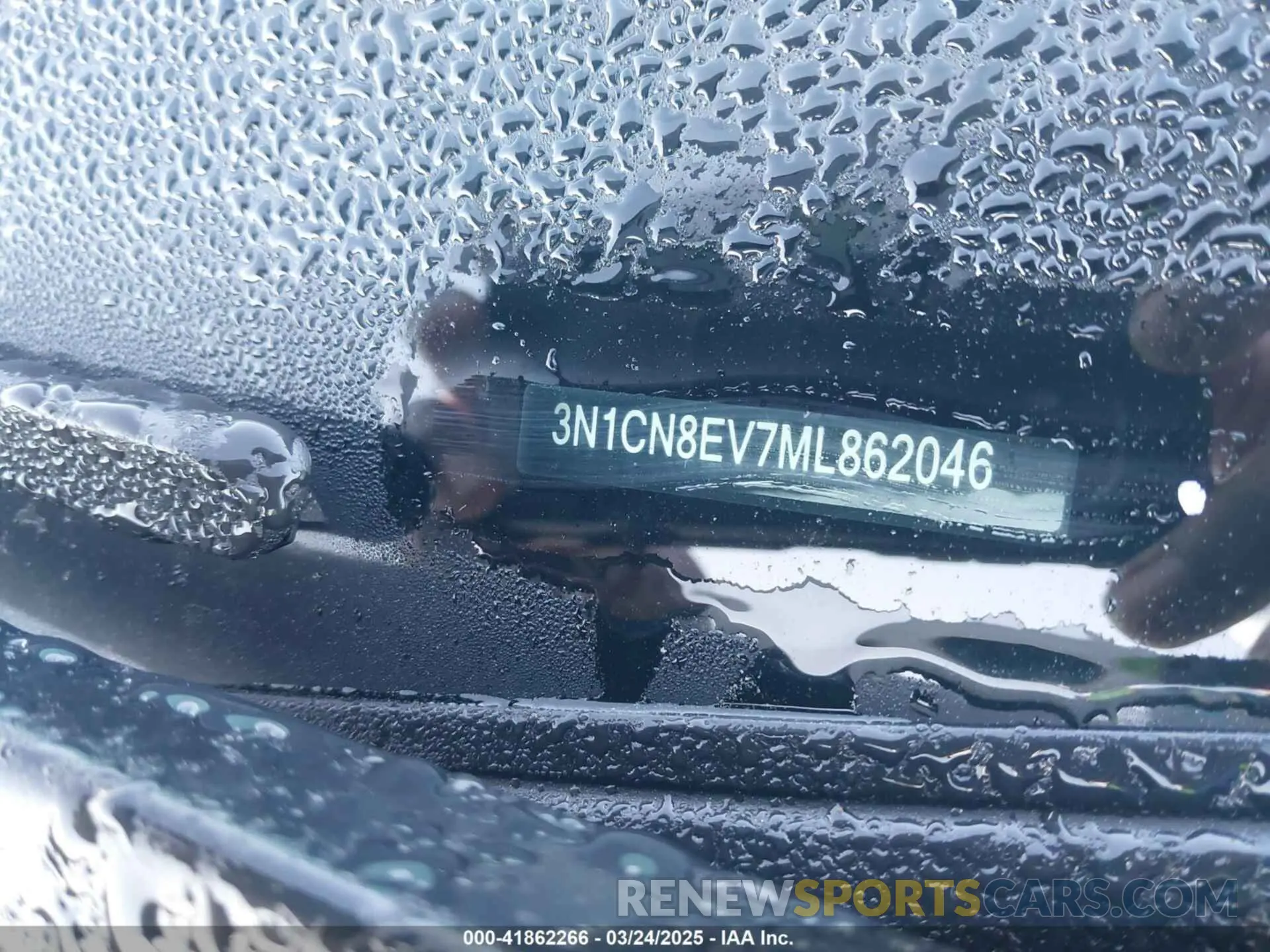 9 fotografías del automóvil dañado 3N1CN8EV7ML862046 NISSAN VERSA 2021