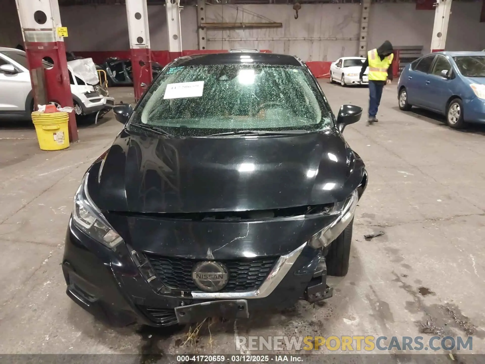 12 fotografías del automóvil dañado 3N1CN8EV7ML871717 NISSAN VERSA 2021
