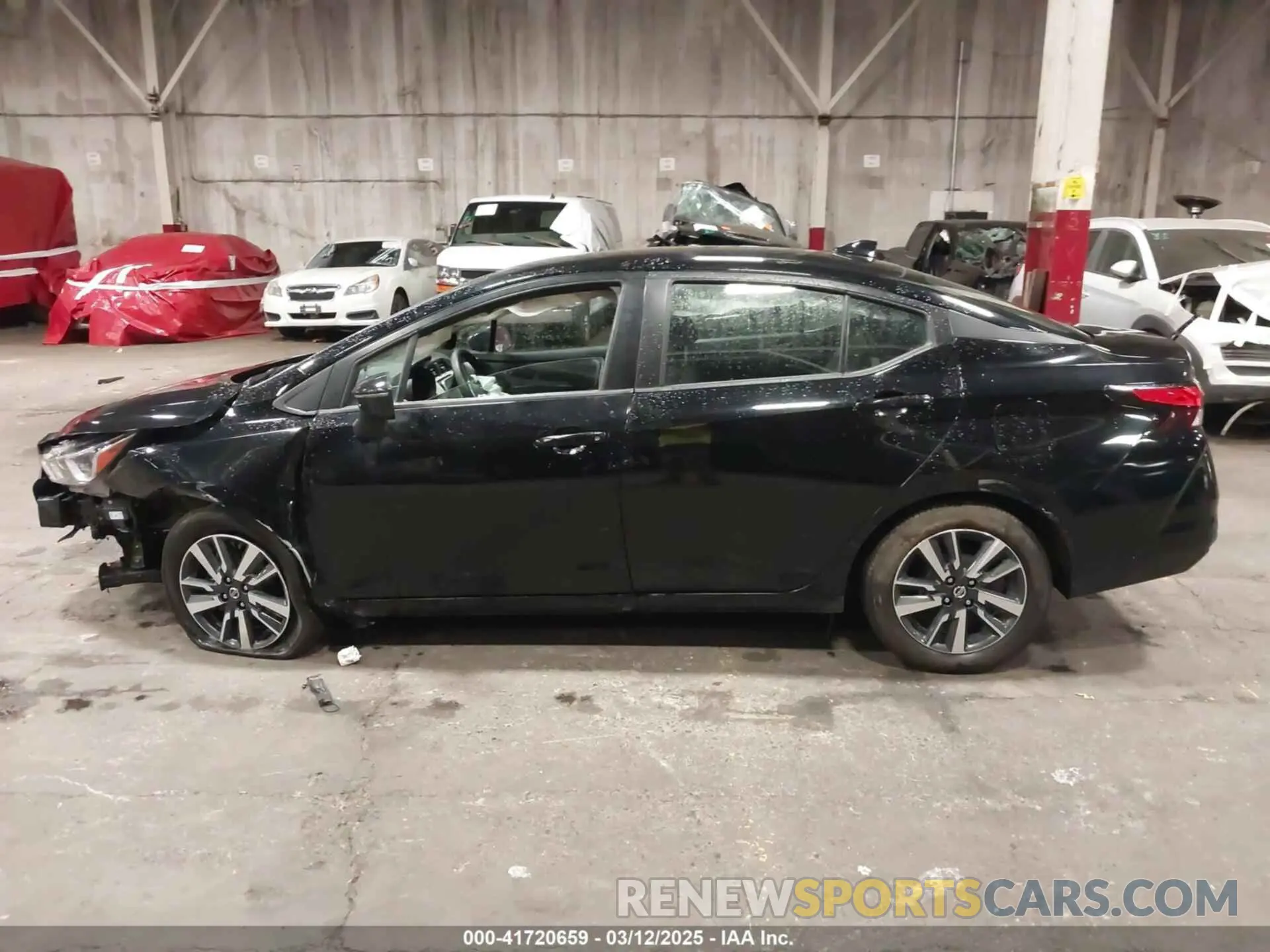 14 fotografías del automóvil dañado 3N1CN8EV7ML871717 NISSAN VERSA 2021