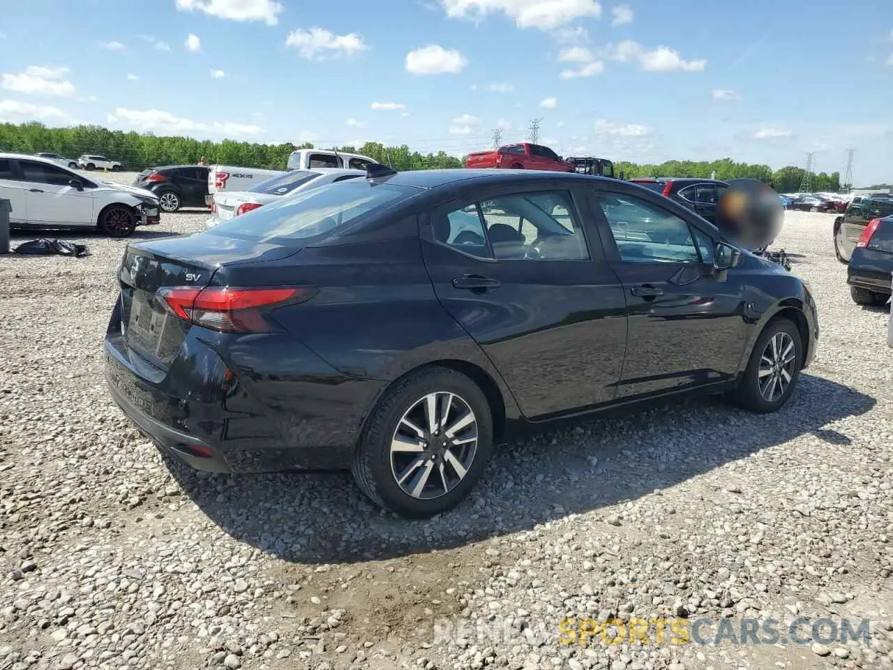 3 fotografías del automóvil dañado 3N1CN8EV7ML871720 NISSAN VERSA 2021