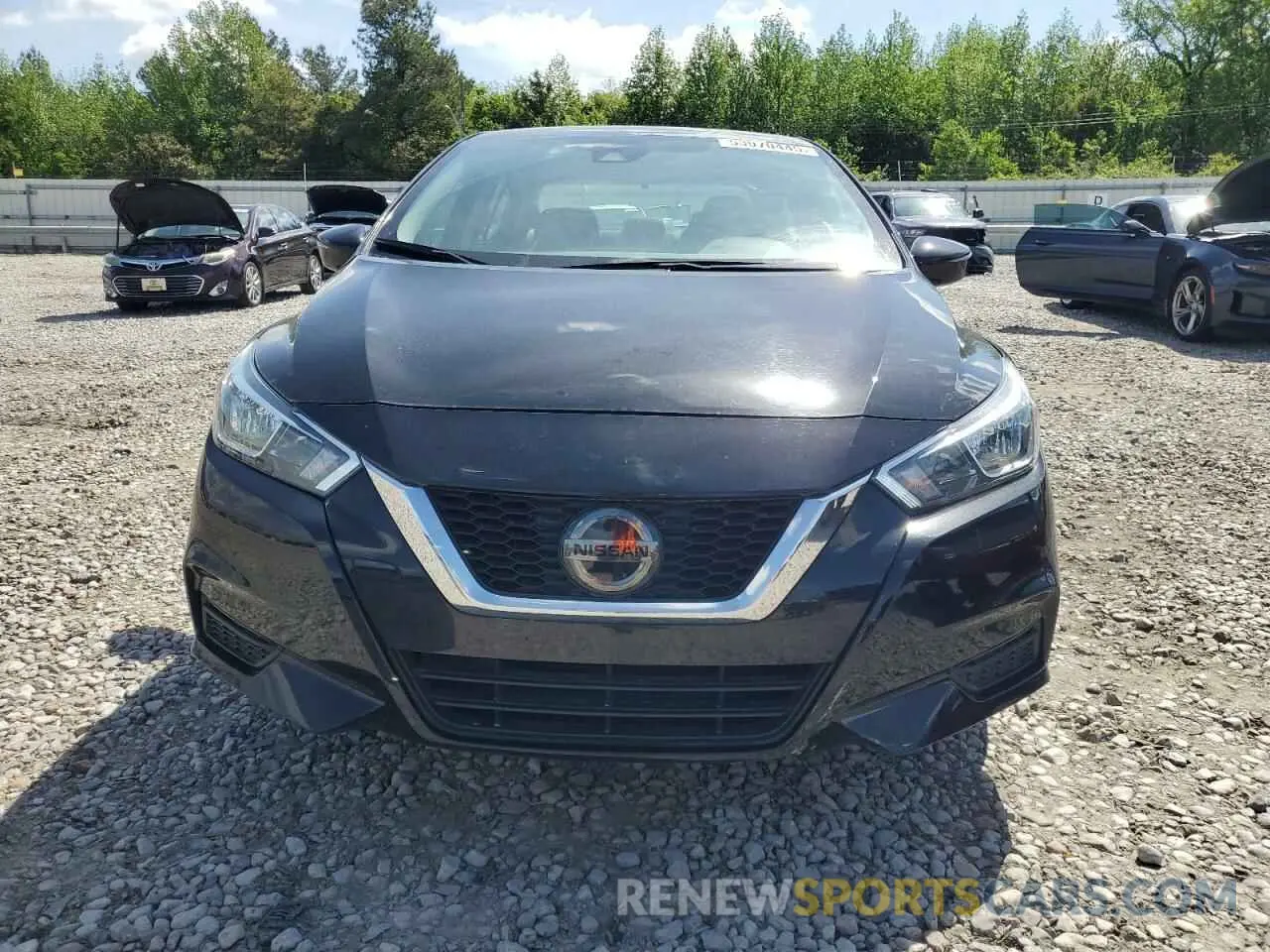 5 fotografías del automóvil dañado 3N1CN8EV7ML871720 NISSAN VERSA 2021